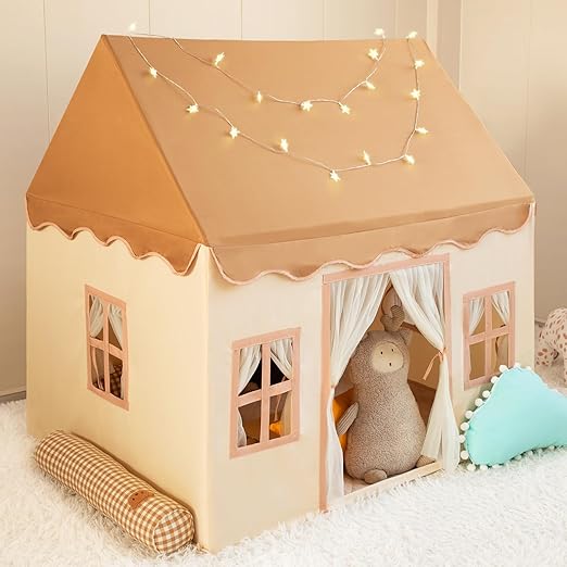 Kids Tent,Large Playhouse Indoor with Star Light Toddler,Play