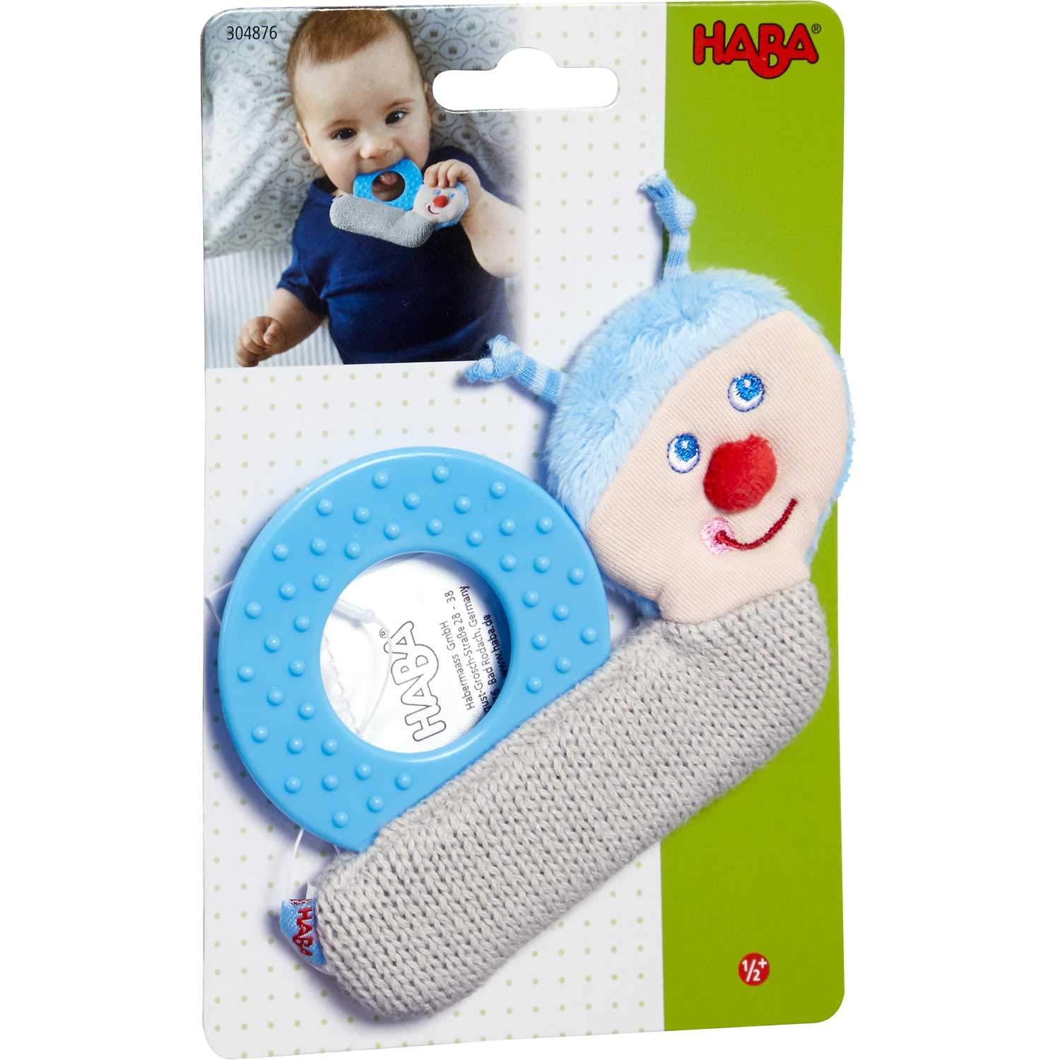 Chomp Champ Snail Teething Toy (Dishwasher Safe) for Babies 6 Months and Up
