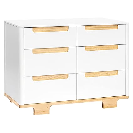 Yuzu 6-Drawer Dresser in Natural Walnut, Greenguard Gold Certified