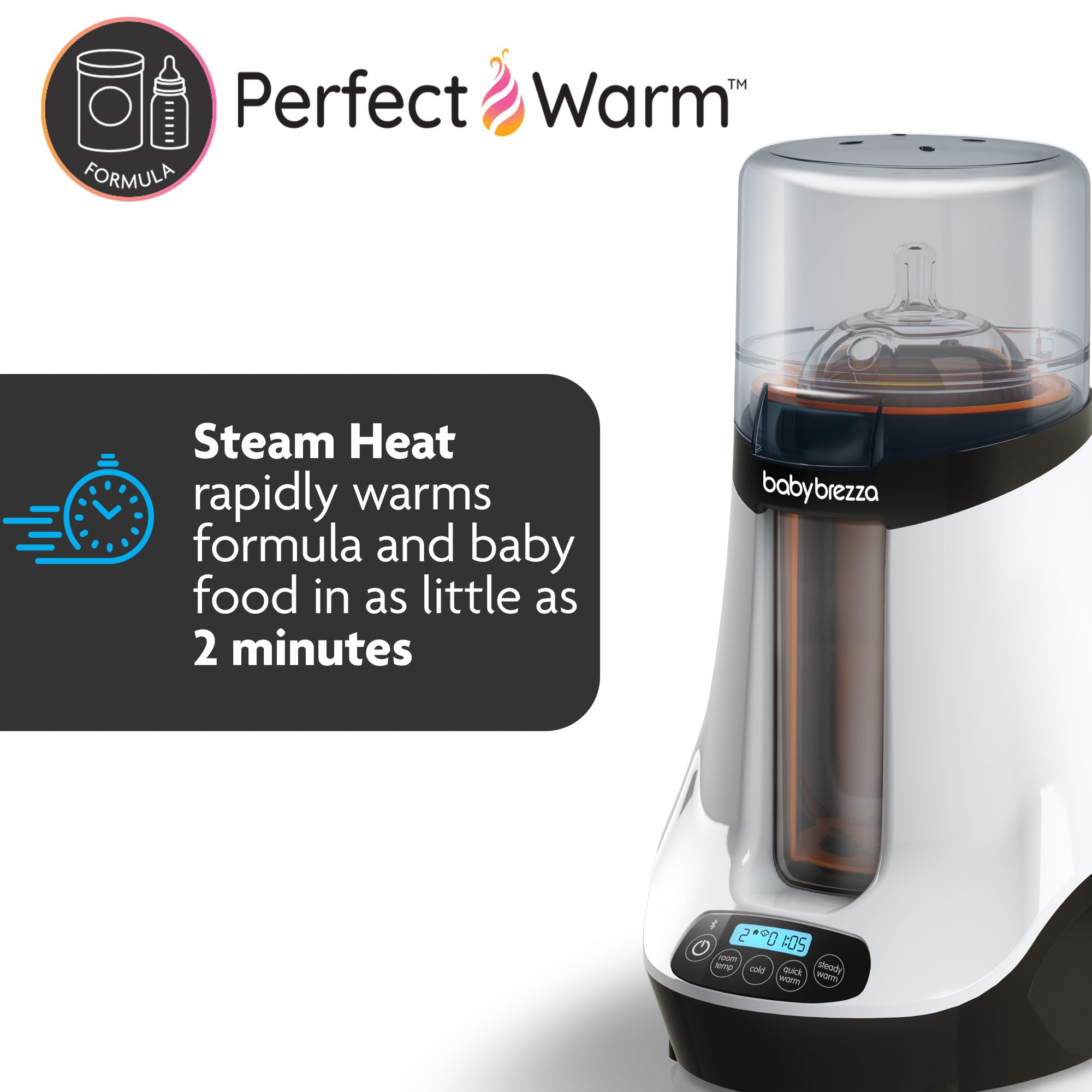 Smart Baby Bottle Warmer, Breastmilk Warmer + Defroster – Free