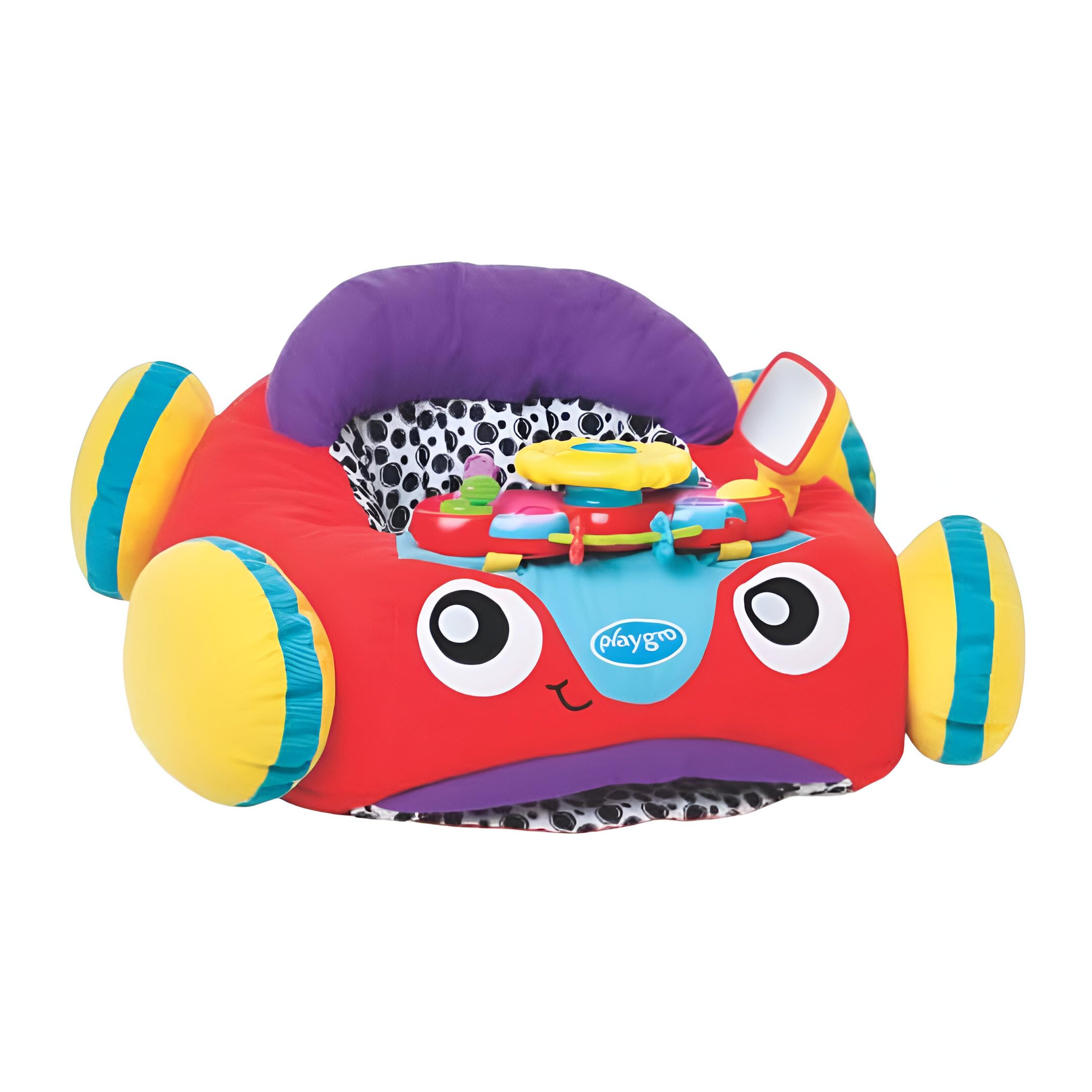 Music and Lights Comfy Car for Babies 6+ Months - Interactive Toddler