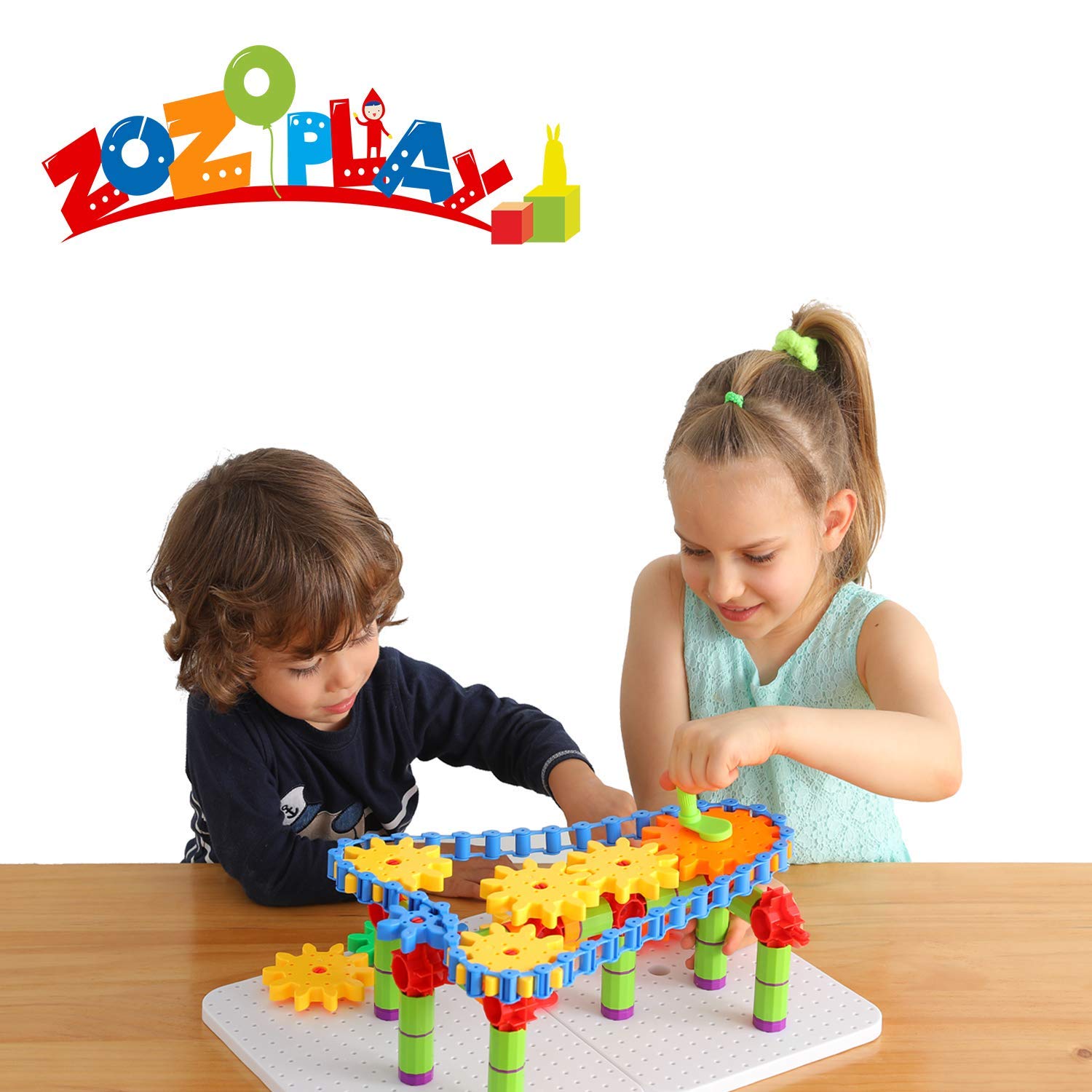 STEM Learning Toy – 170 PCS Creative Engineering Gears & Construction