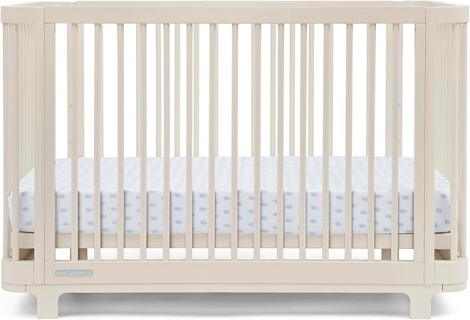 Nest Crib and Dresser Nursery Furniture – 4-in-1 Convertible Crib