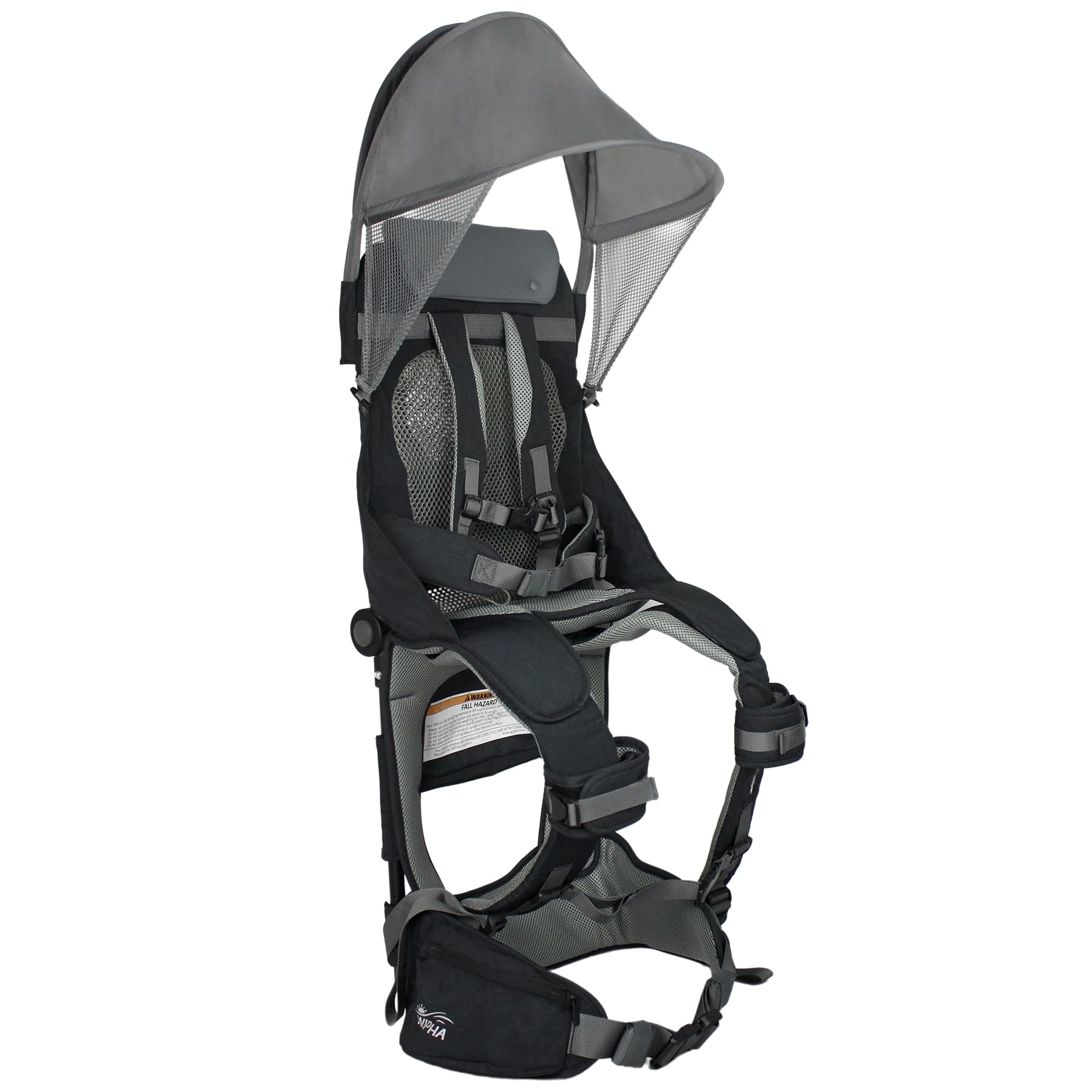 Hiking Backpack Carrier, Lightweight Toddler Shoulder Carrier with Sun Shade