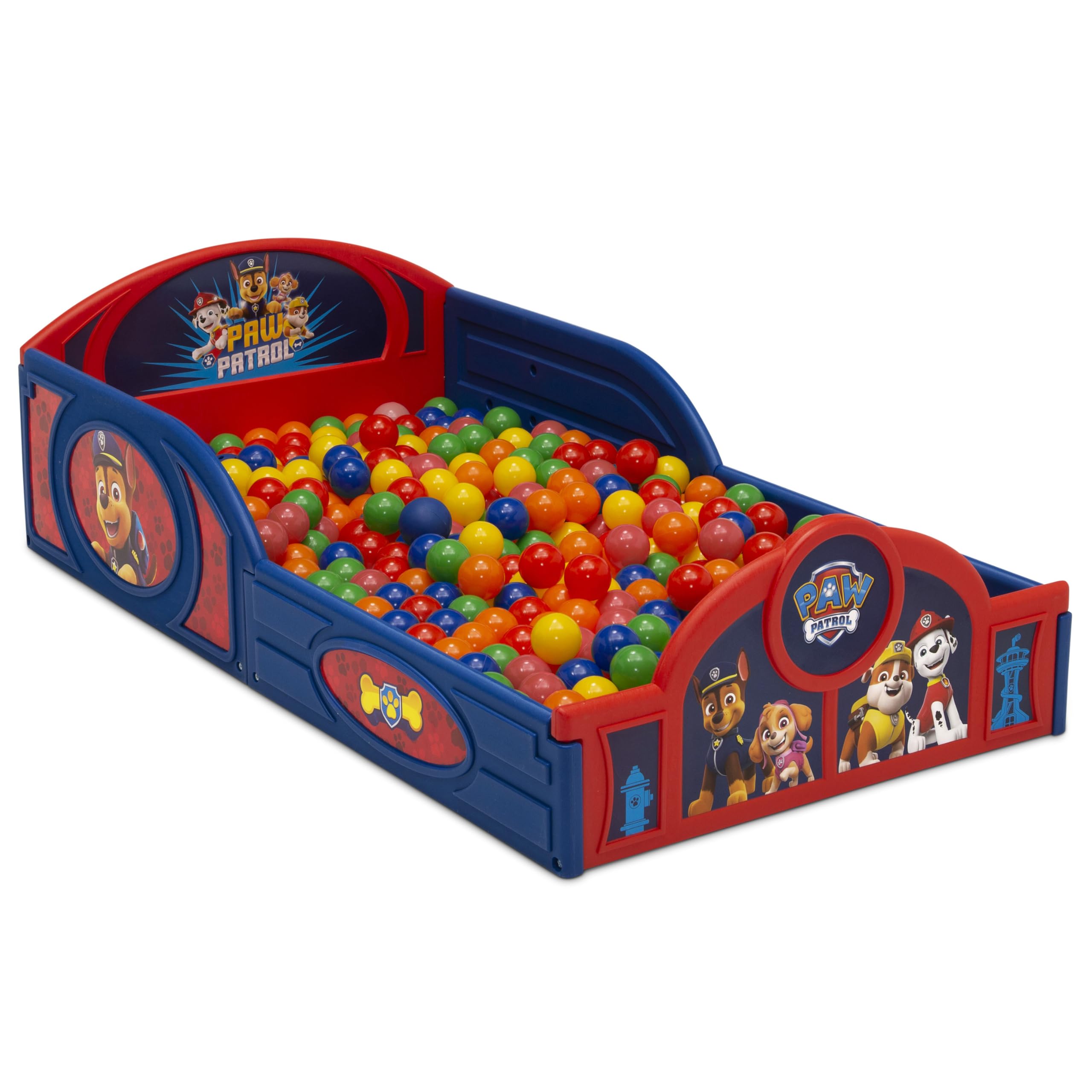 PAW Patrol 4-Piece Toddler Room-in-a-Box Set – Includes Sleep and Play Toddler Bed
