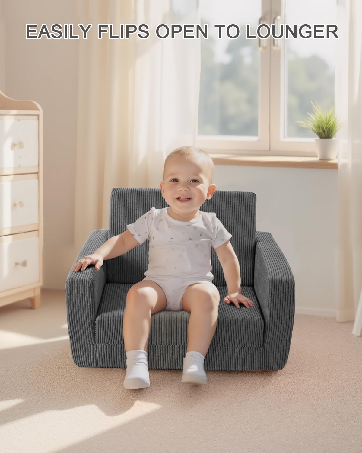 2-in-1 Toddler Chair Convertible Sofa