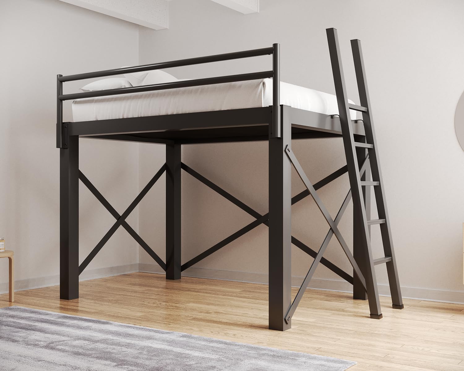 Queen Size Heavy Duty Adult Loft Bed
