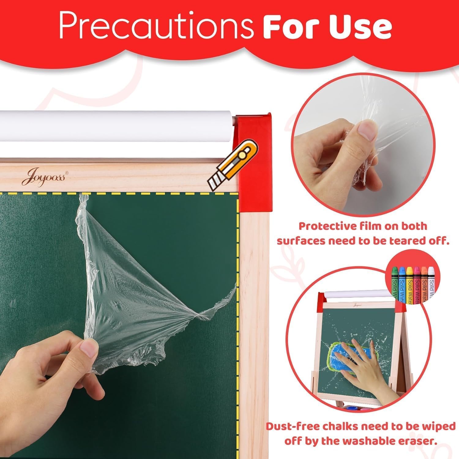 Adjustable Double-Sided Kids Art Easel with Storage