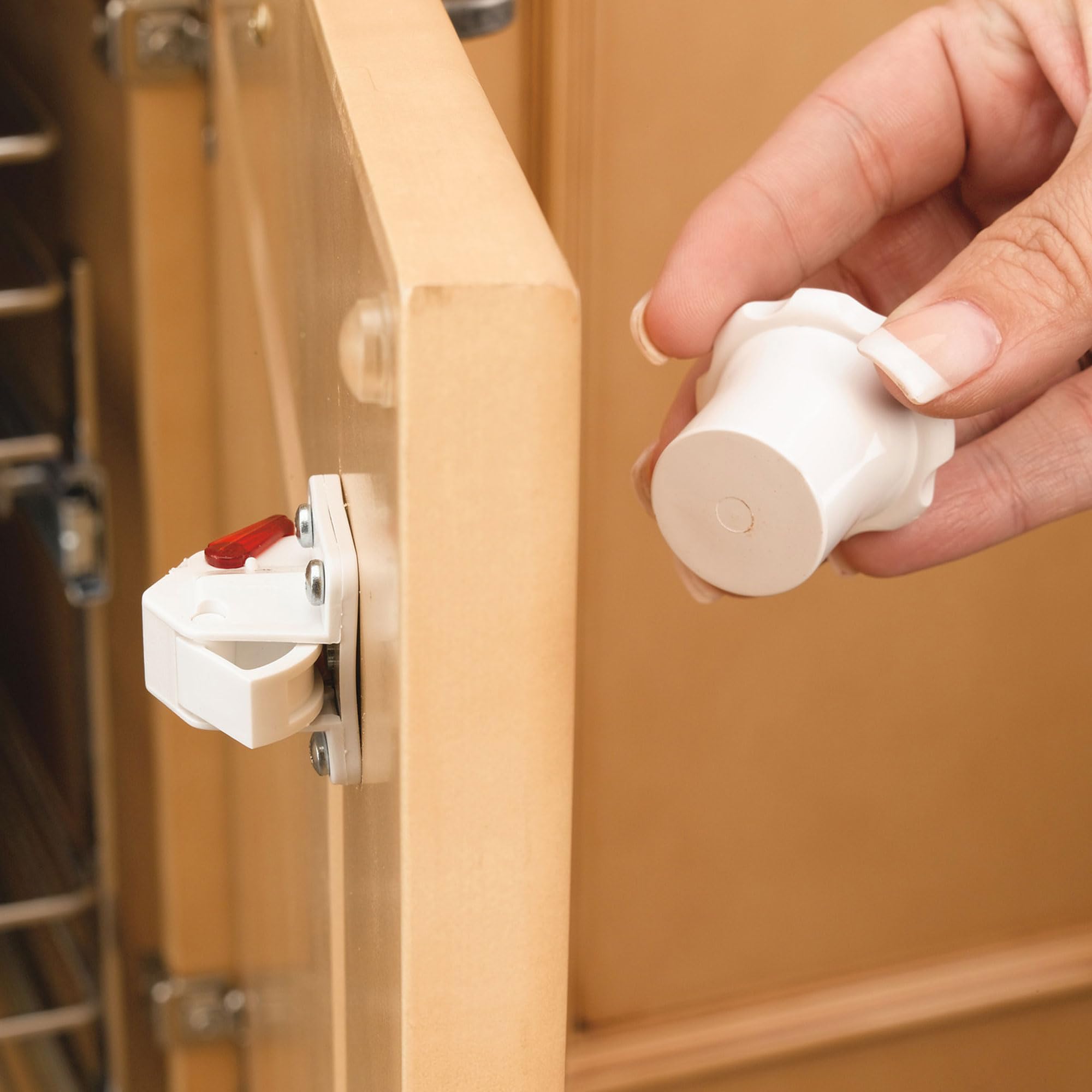 RAL-101-1 Rev-A-Lock Magnetic Cabinet Security System Set to Child Proof Cabinet Drawers