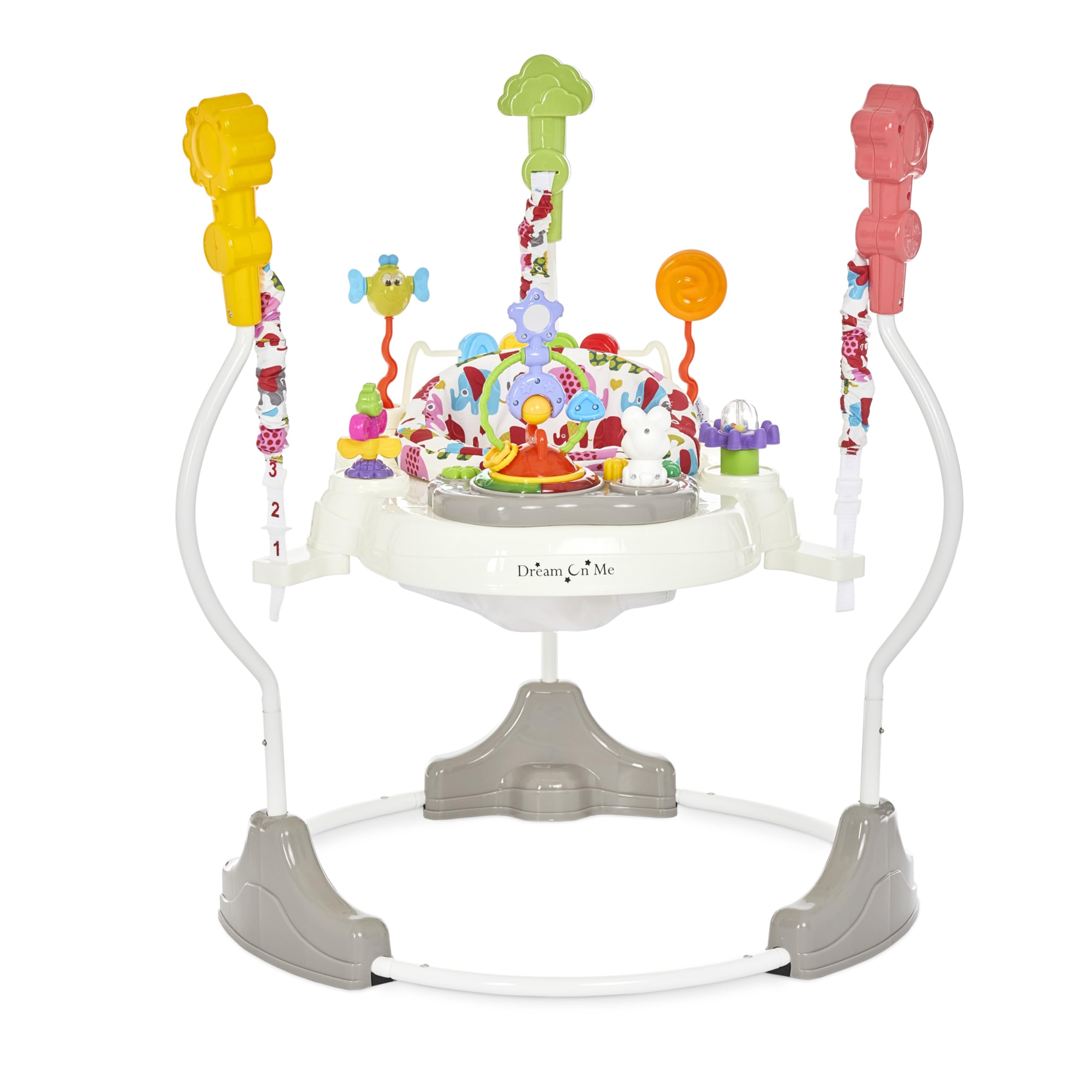 2-in-1 Baby Activity Center Bouncer with 360° Rotating Seat