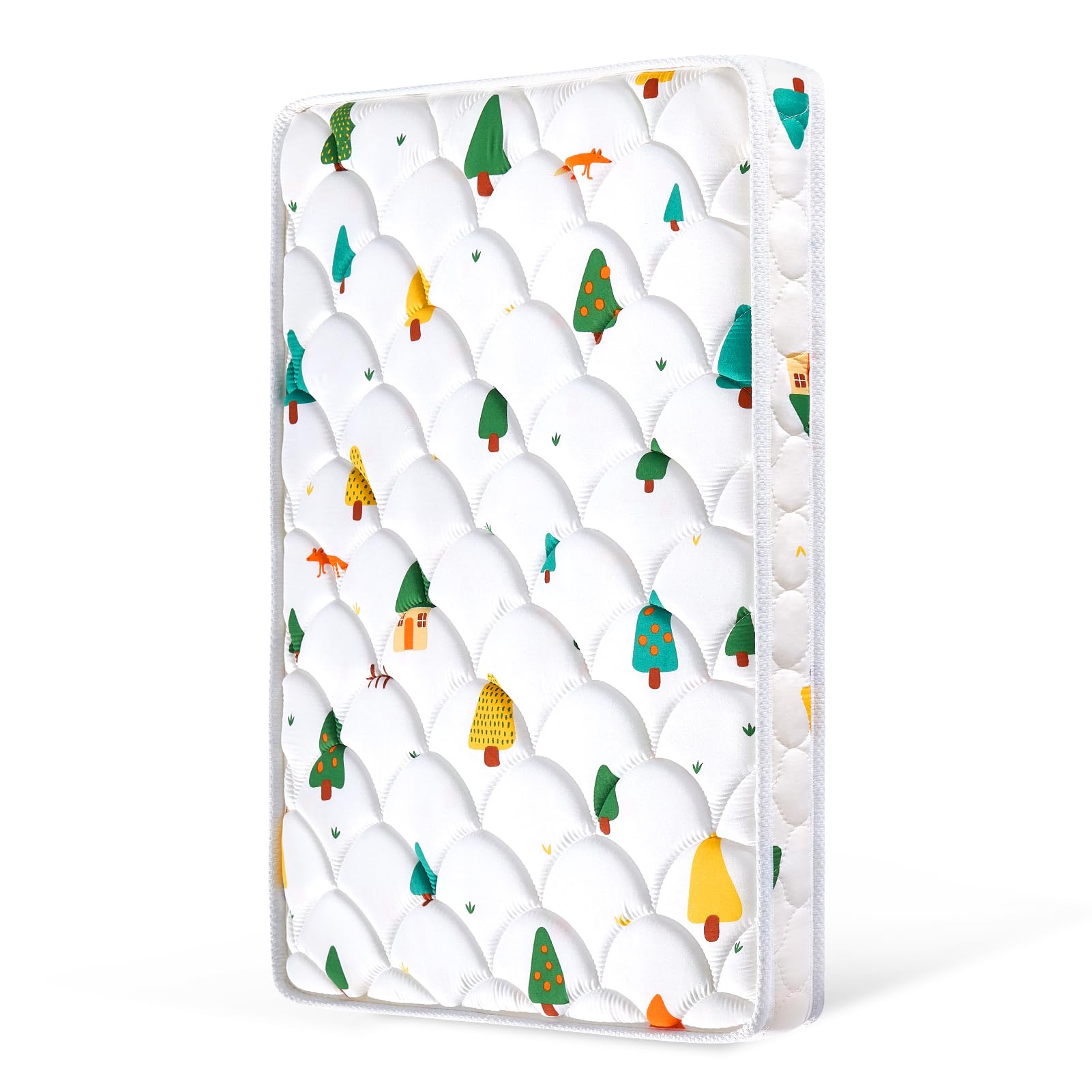 Mini Crib Mattress 38" x 24" x 4"- Firm Support and Comfort Premium