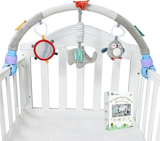 Travel Arch Stroller Toys, Car Seat Toys for Babies 0-6 Months Infant Crib Accessory