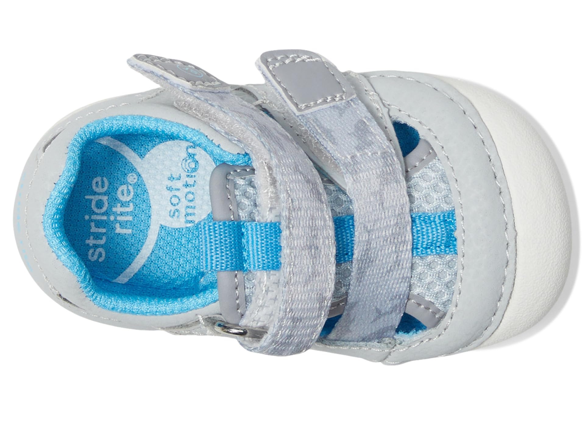 Stride Rite Kids SM Gaia (Infant/Toddler) Sandal, Grey, 3.5 US Unisex