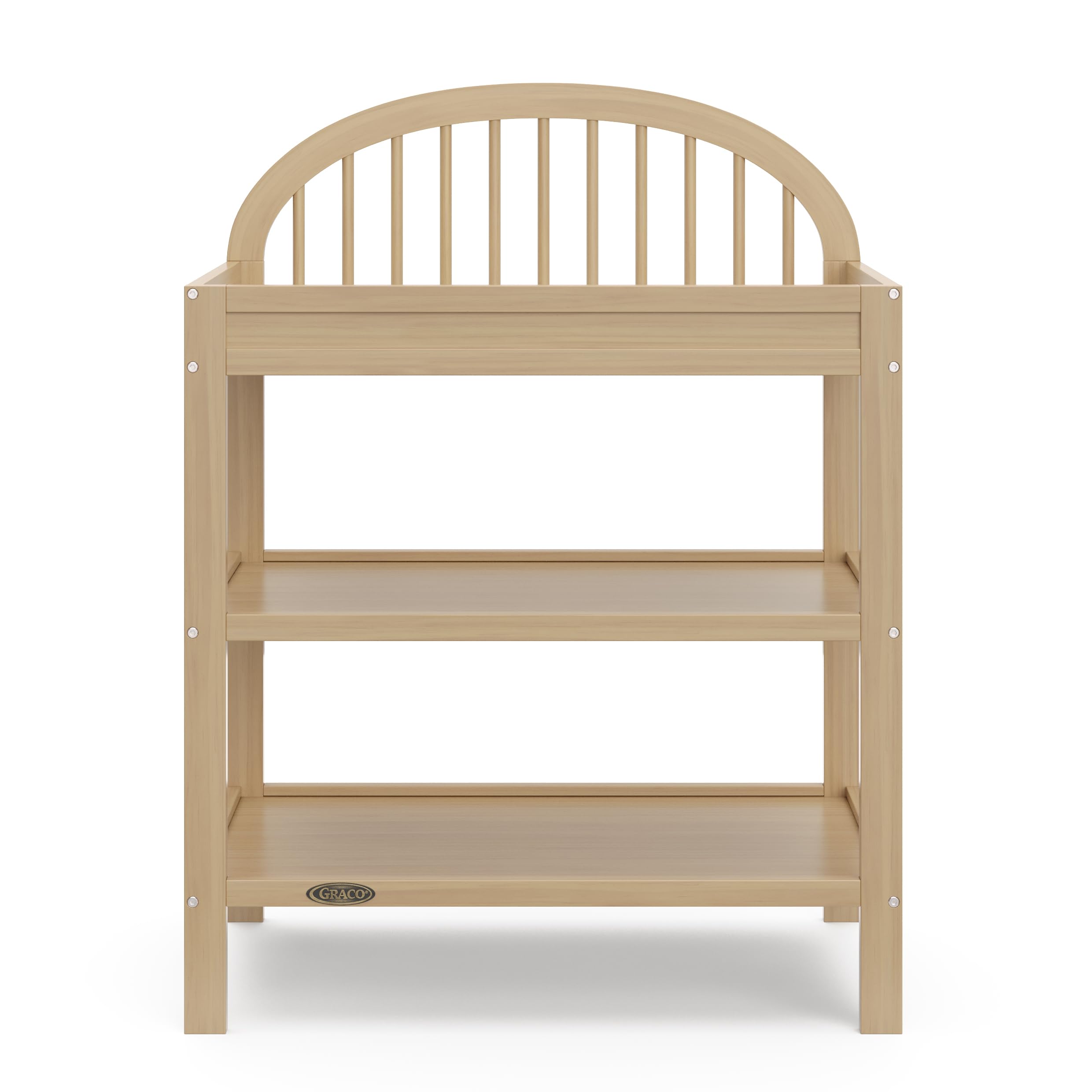 Changing Table with Water-Resistant Changing Pad (Driftwood)