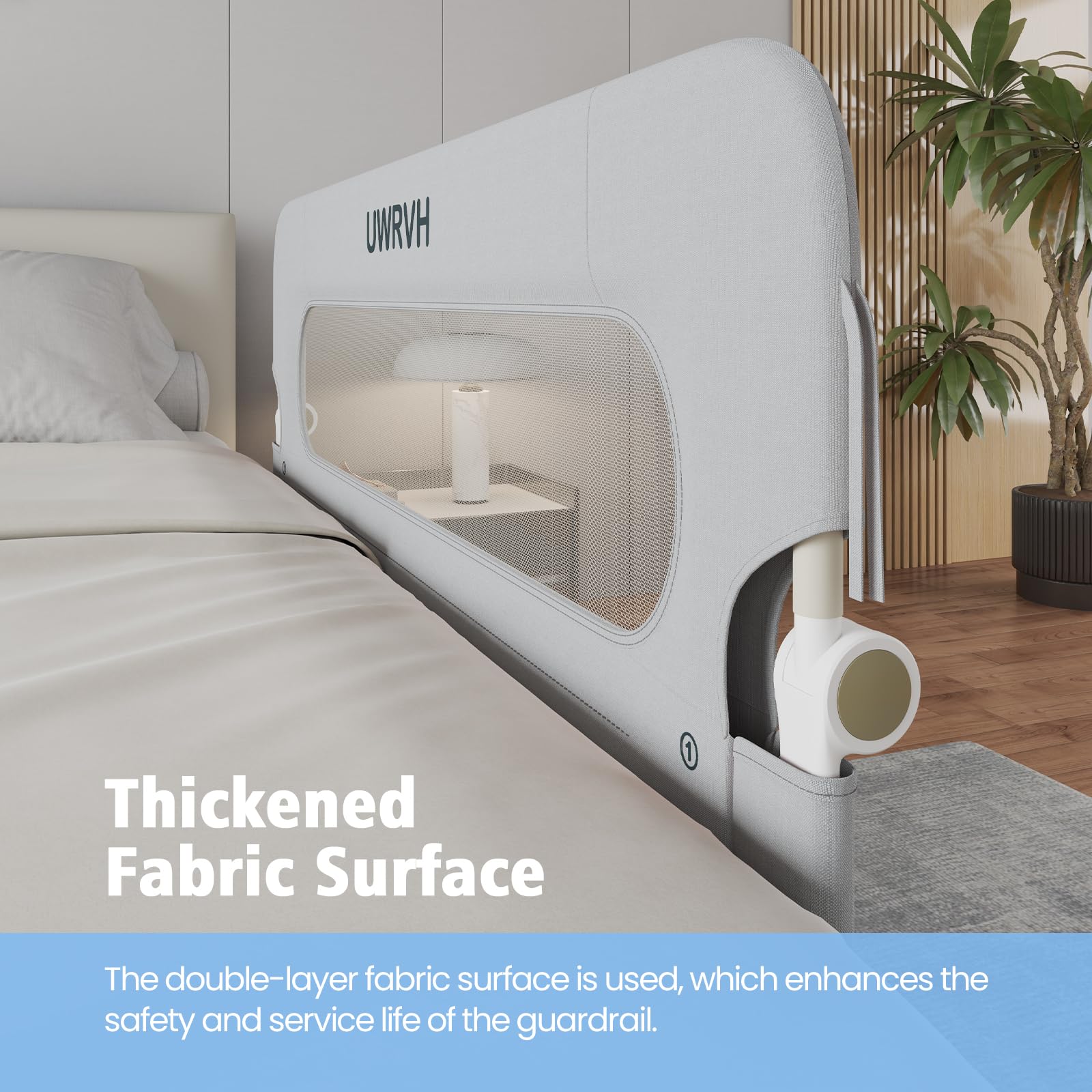 Folding Bed Rail Guard for Toddlers Safety Rail
