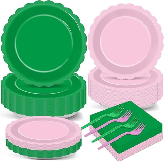 Red and Black Plates and Napkins Set Party Supplies Black Red Birthday