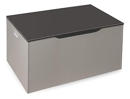 Kids Toy Box Bench - Wooden Chest with Flip-Top Lid