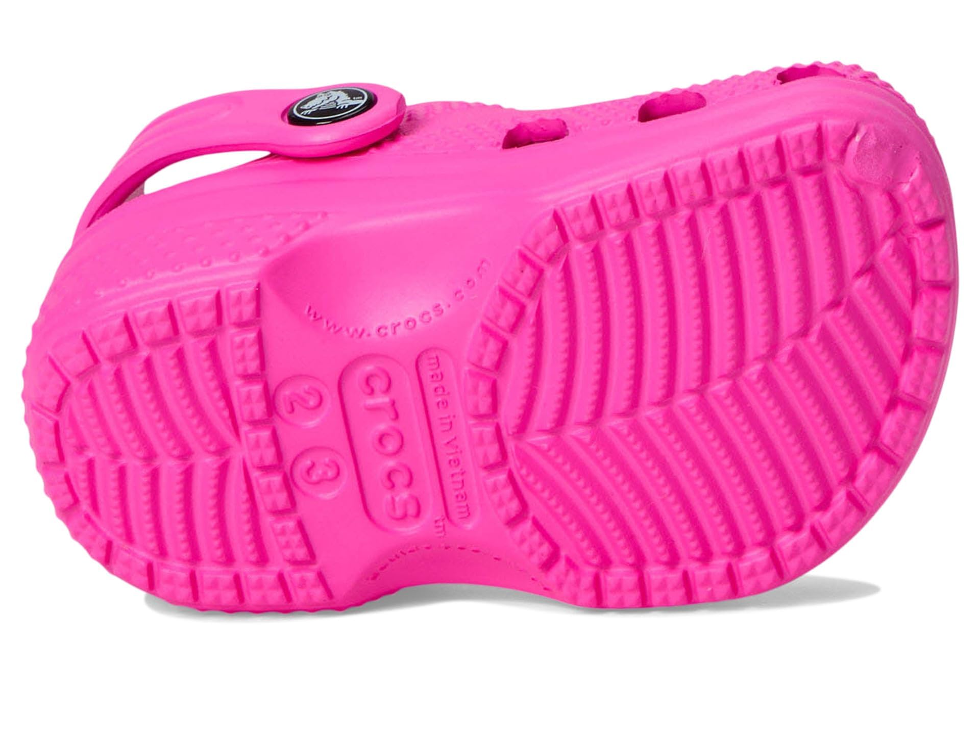 Crocs Unisex Kid Classic Littles Clogs (Infant) Pink Crush 2-3 Infant Medium