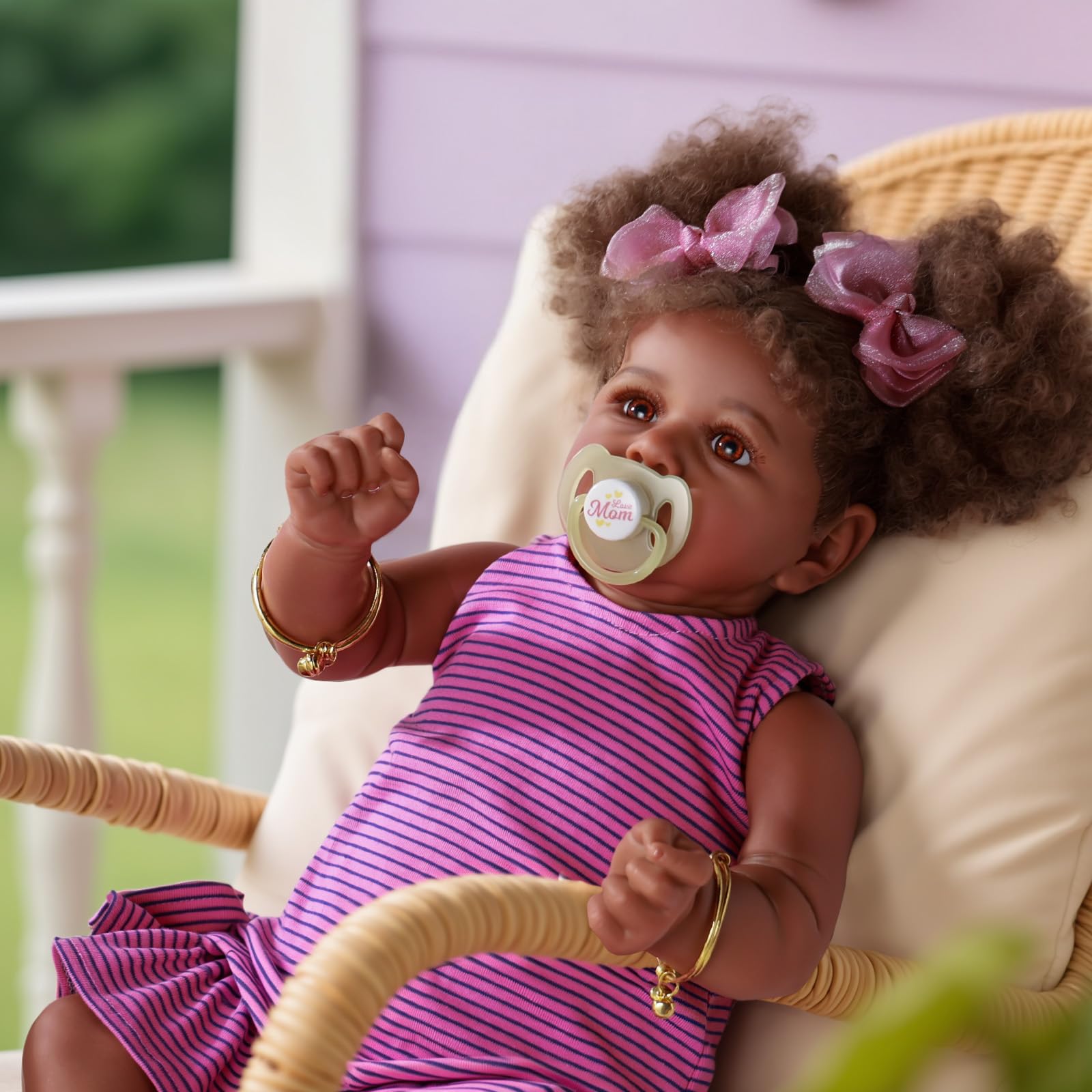 Baby Dolls Black - 22 Inch Lifelike Soft Body Realistic-Newborn Baby Dolls