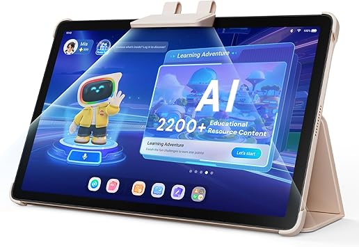 AI Kids Tablet with Scanner - 50000+ Content AI Tutor Learning Tablet with ELA