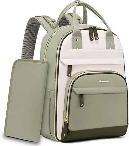 Diaper Bag Backpack, Baby Bag with Changing Pad