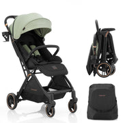 Gravity Folding Baby Stroller - Portable Travel Toddler Stroller w/Adjustable