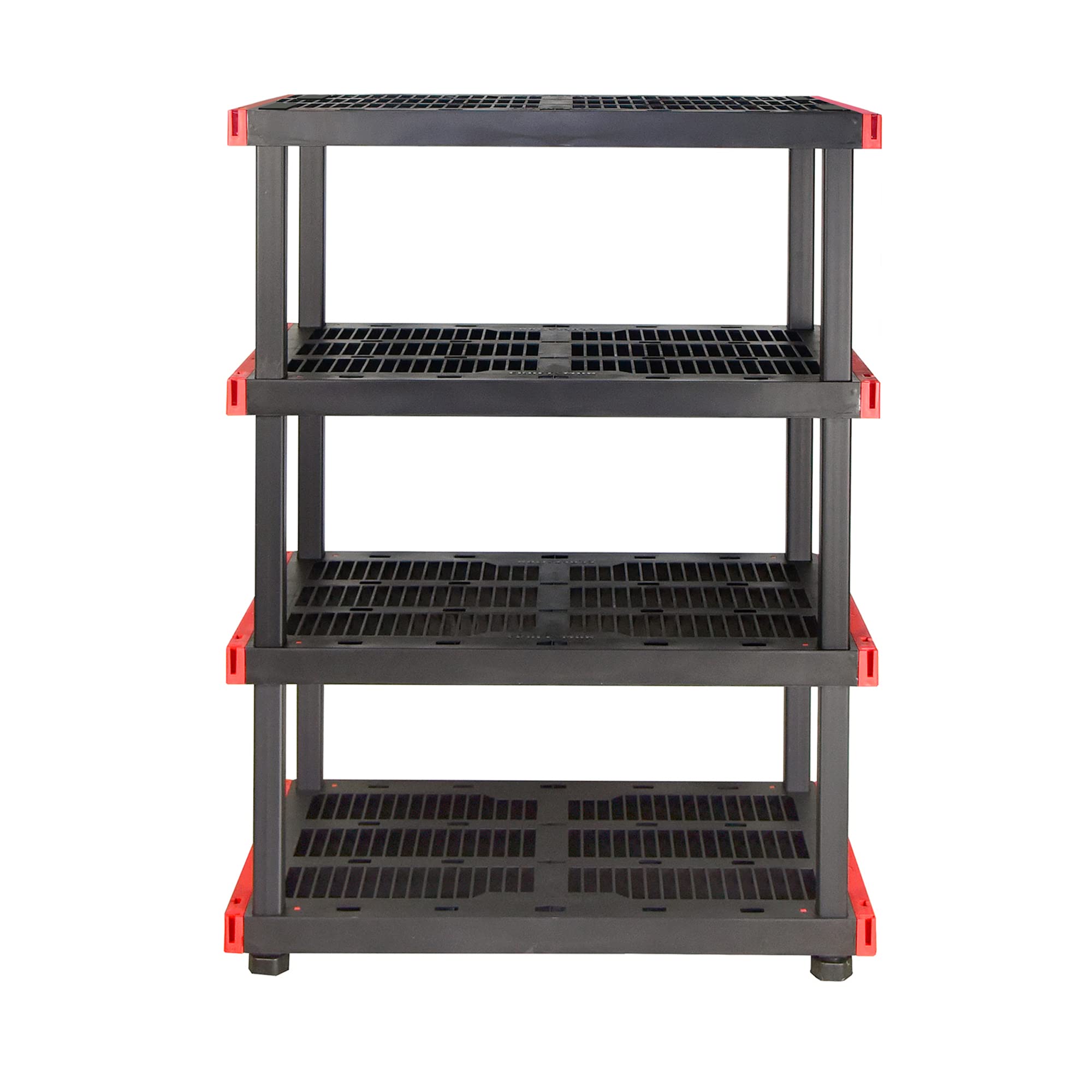 4-Tier Heavy Duty Storage Rack with 200lb Shelf Capacity