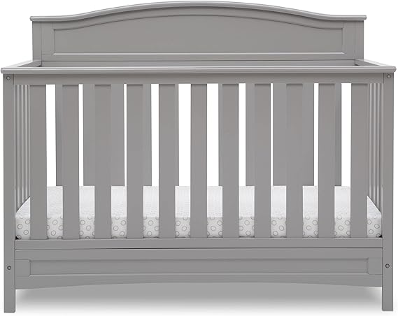 Emery 4-in-1 Convertible Baby Crib, Pack of 1, Grey