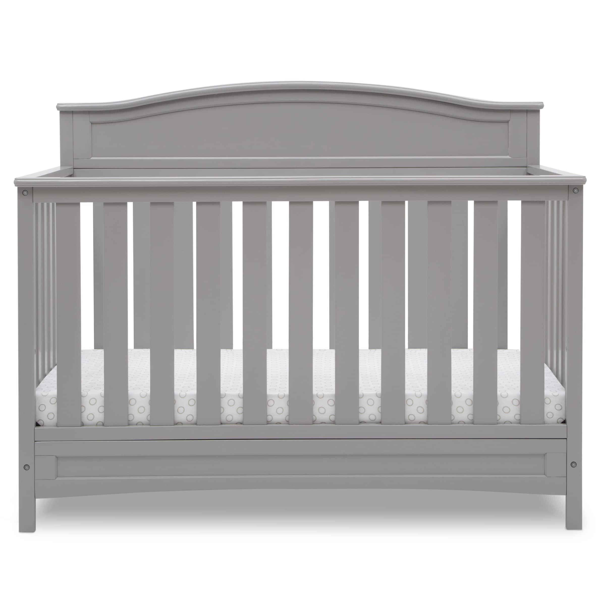 Emery 4-in-1 Convertible Baby Crib, Pack of 1, Grey