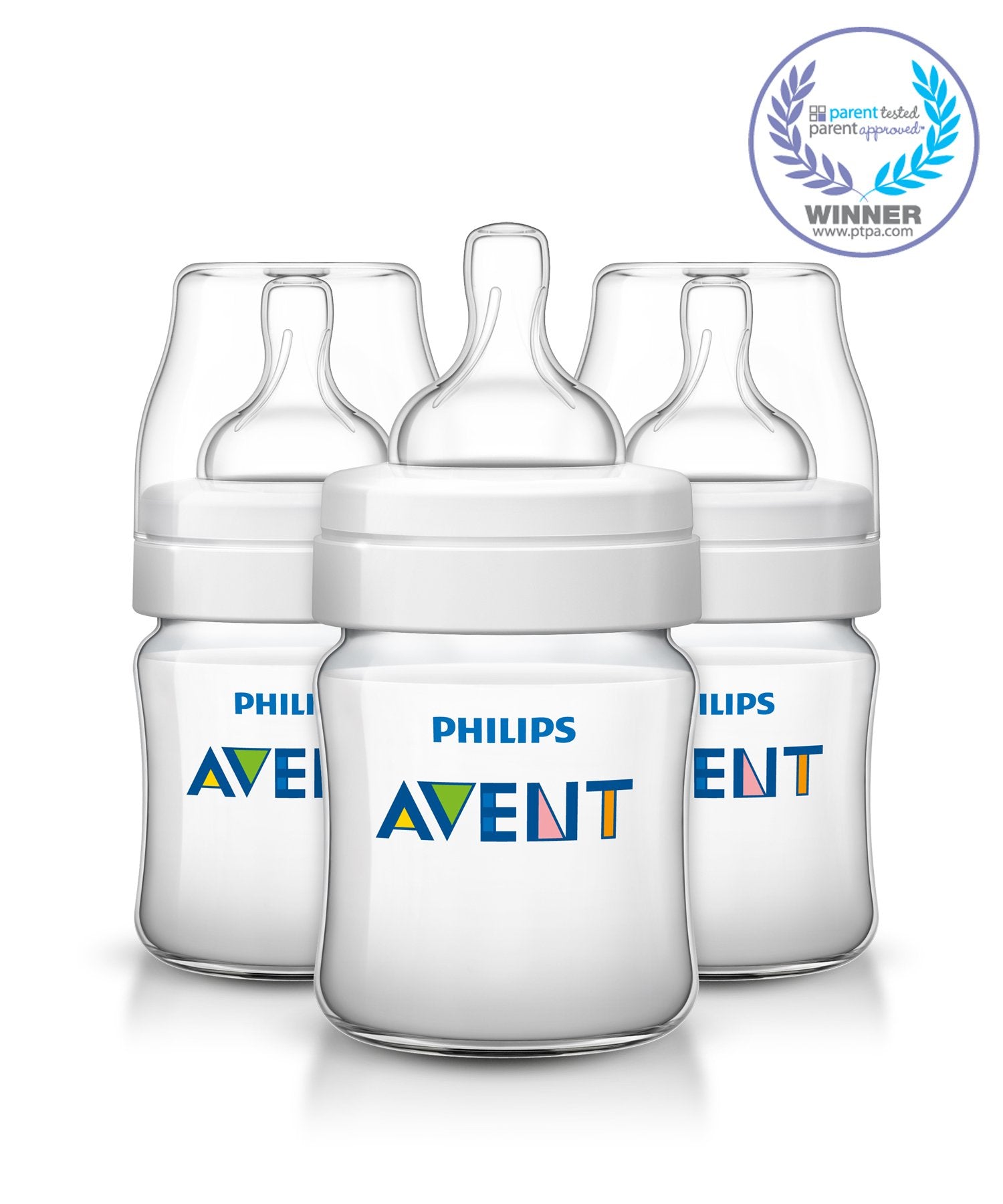 Philips Avent Anti-colic Baby Bottles Clear
