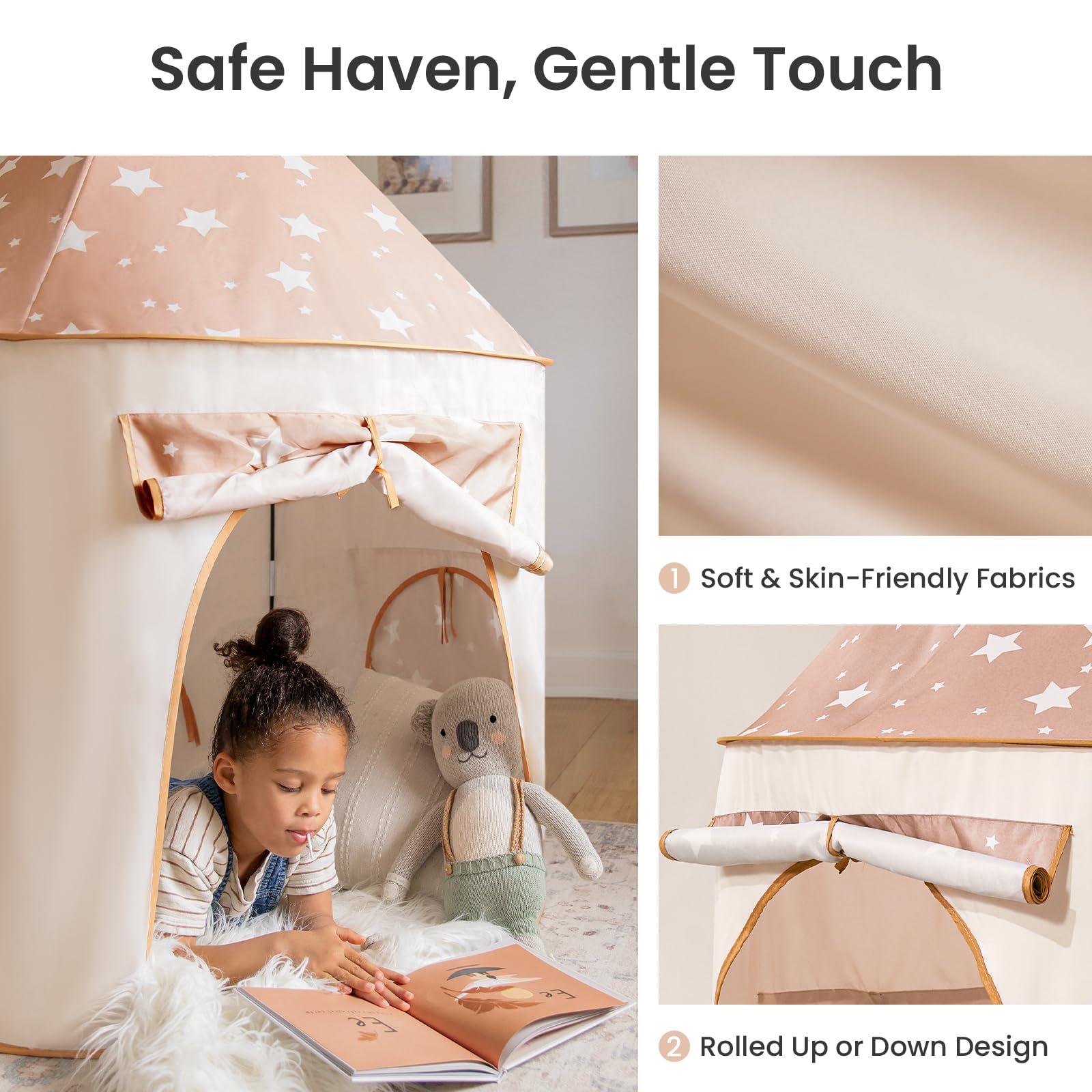 Kids Play Tent with Tunnel and Ball Pit
