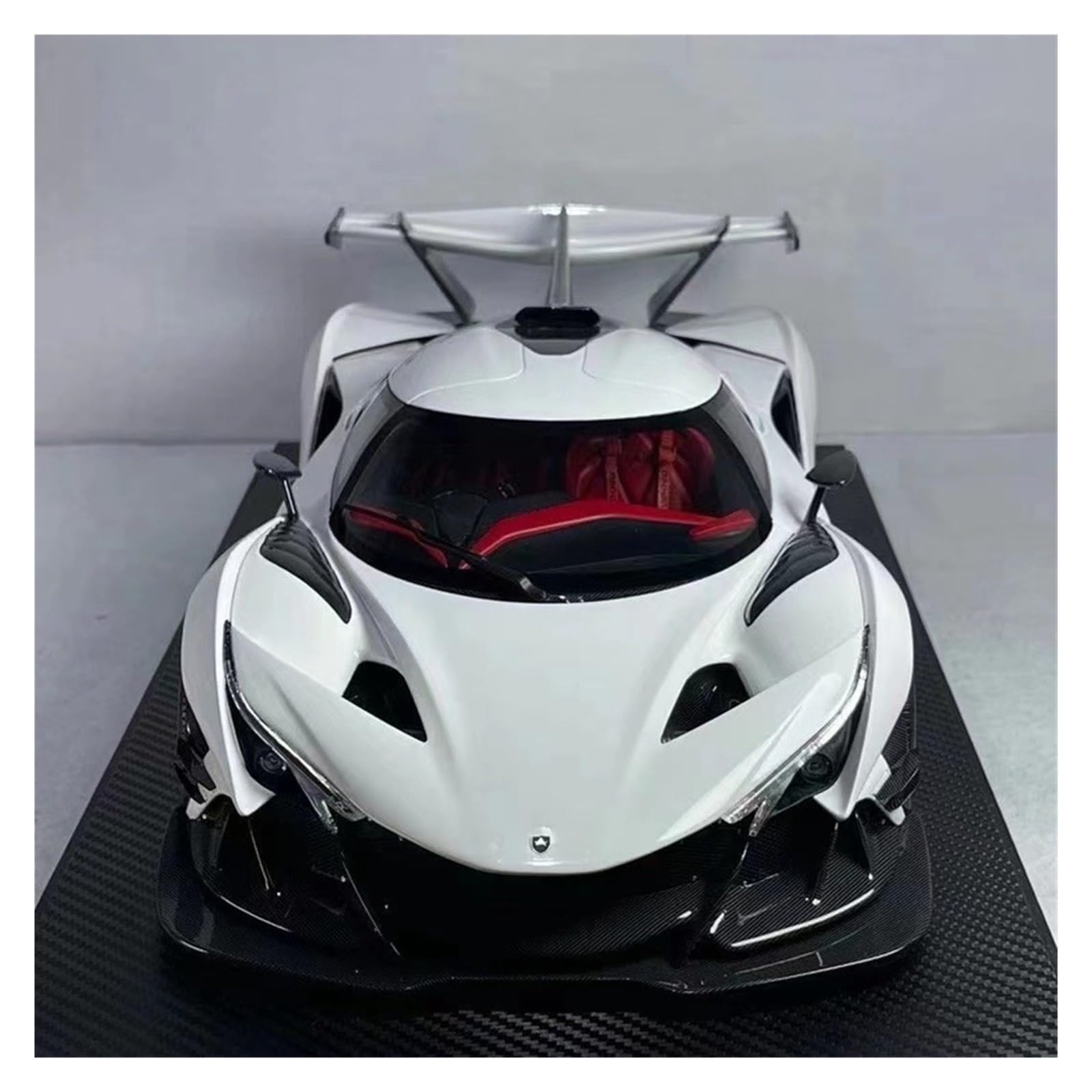 Metal Vehicles Toys 1:12 for Apollo Ie Discoloration Gold Resin Realistic Car Model Collector's