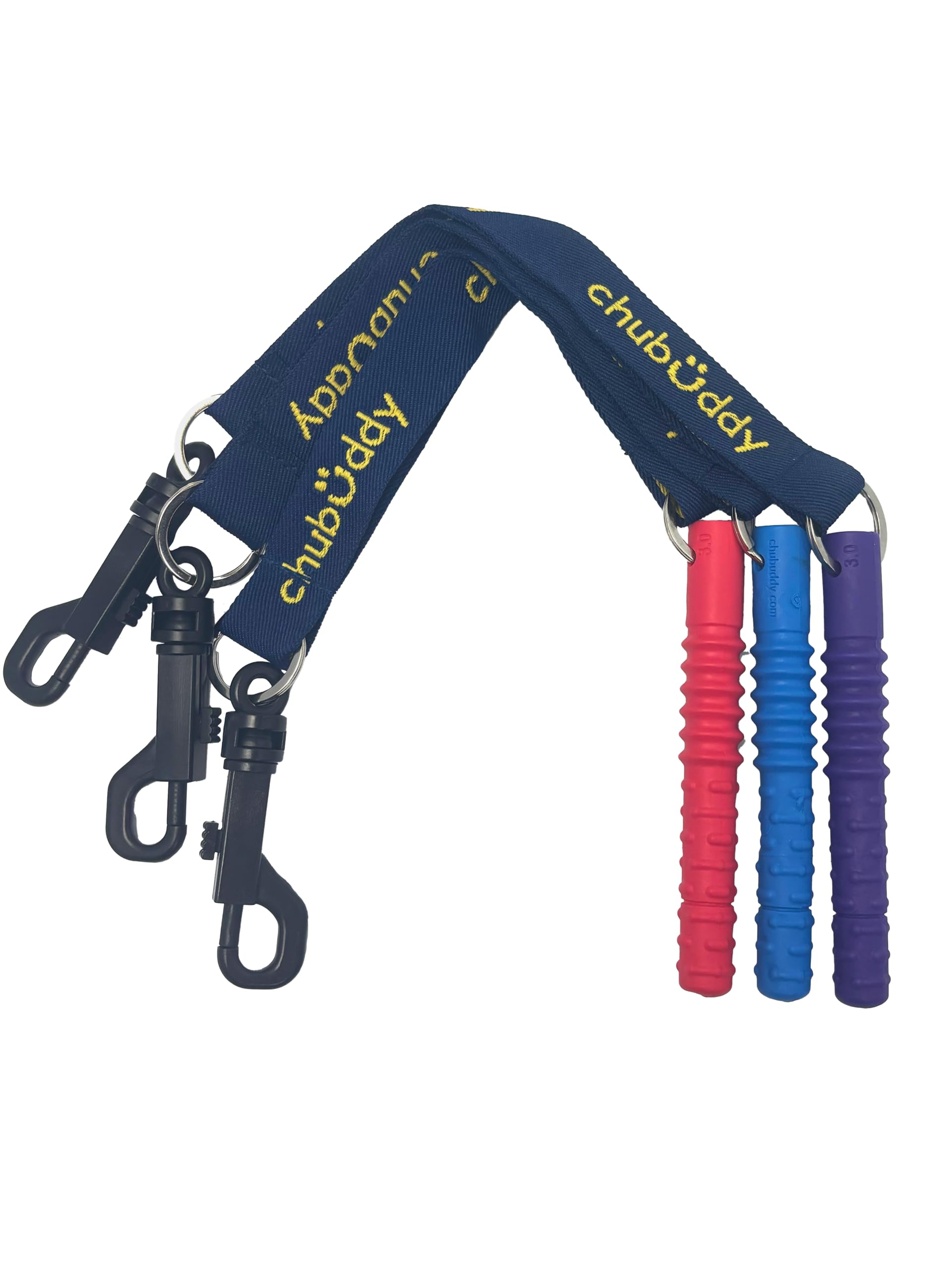 Tube Zilla 3 Pack – Tough Textured Sensory Chewable Toy for Kids and Adults with Autism