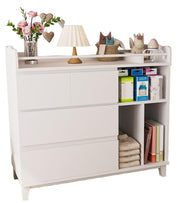 Nursery Dresser with Changing Table Top, Tall Changing Table
