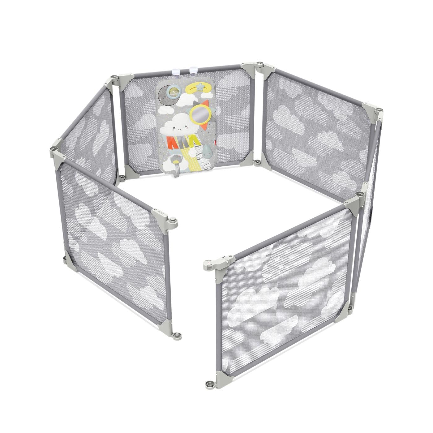 Expandable Baby Play Yard & Activity Center with 3-Stage Functionality