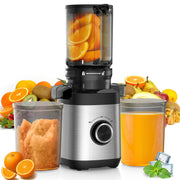Cold Press Juicer Fit Whole Fruits and Vegetables, Slow Masticating Juicers