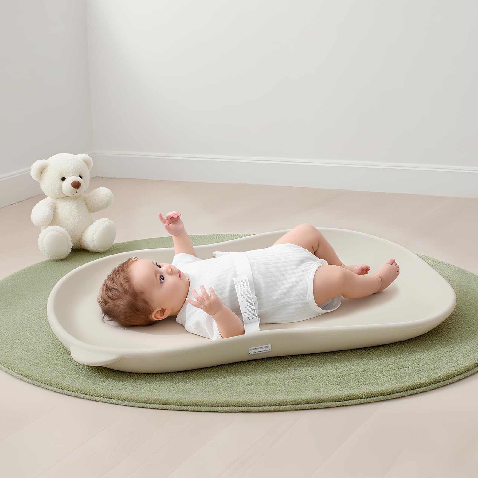 Baby Diaper Changing Pad Wipeable Teddy Bear Cozy EVA Fully Impermeable to Fluid