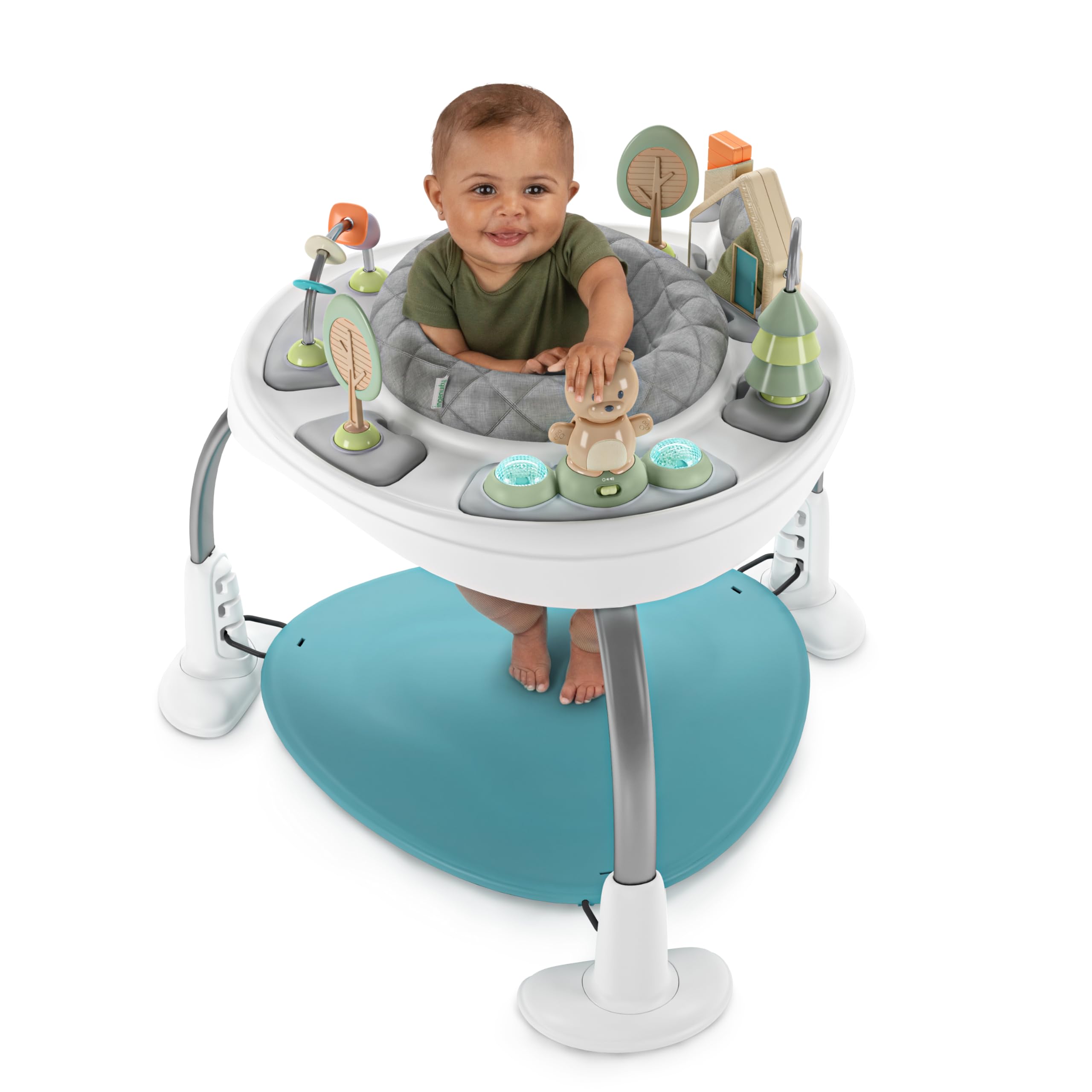 Spring & Sprout 2-in-1 Baby Activity Center Jumper and Table