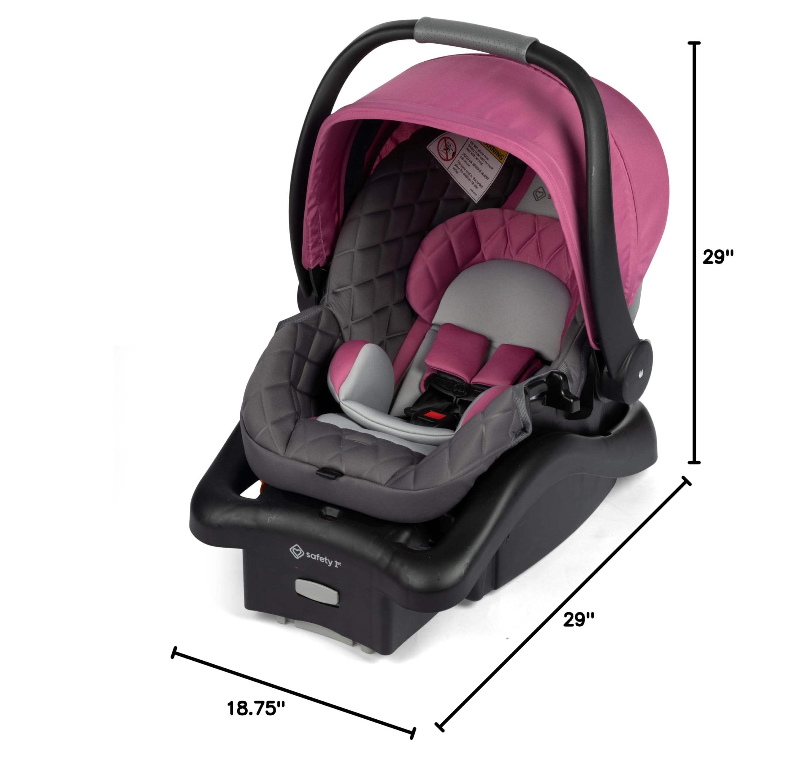 1st onBoard™ Insta-Latch™ DLX Infant Car Seat with Base