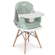 Jeep Milestone 6-in-1 High Chair by Delta Children - High Chair Converts to Stool
