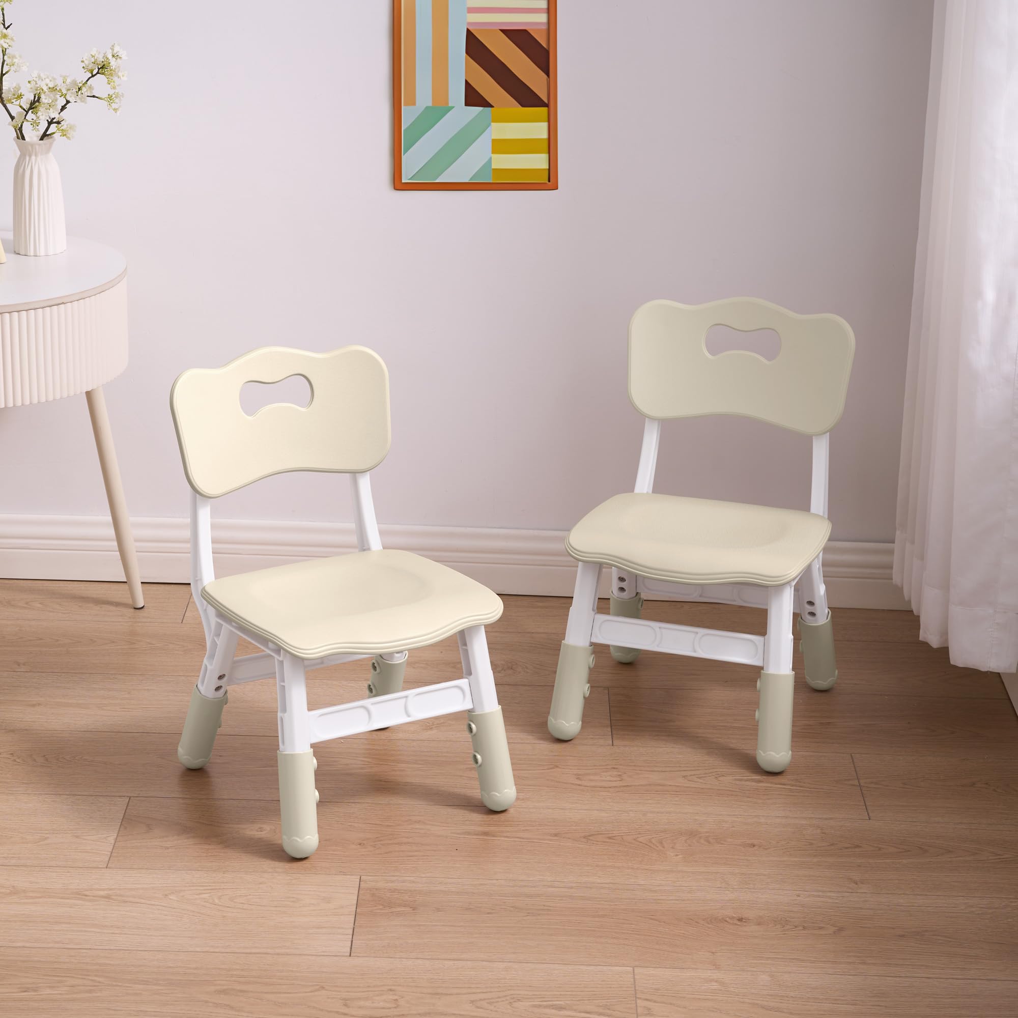 Height Adjustable Kids Chair Set for Ages 2-8