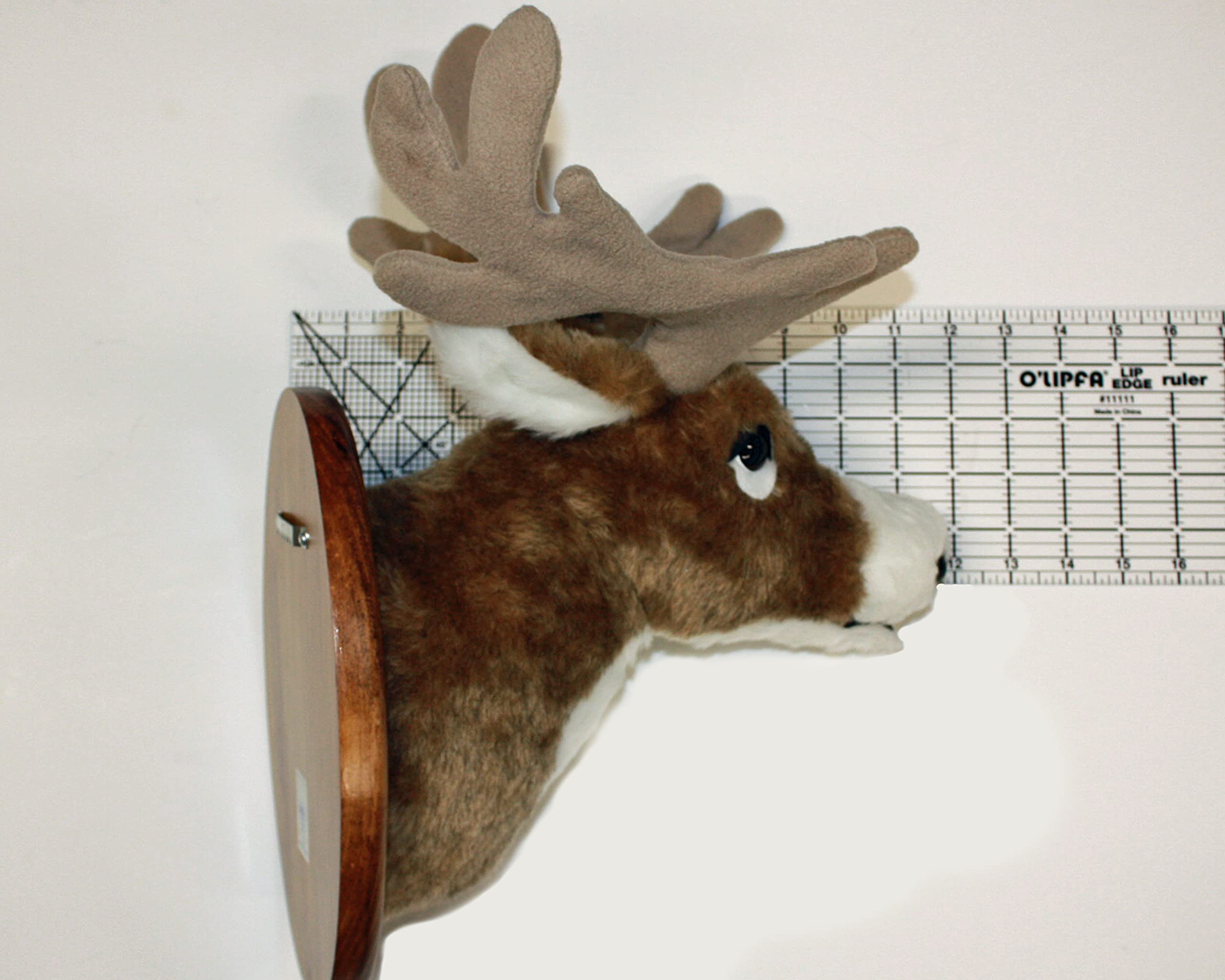 Deer Small Plush Stuffed Animal Plaque Mount
