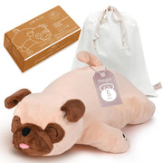 Weighted Stuffed Animals 20" | 5 lbs Pug Dog Plush for Calming