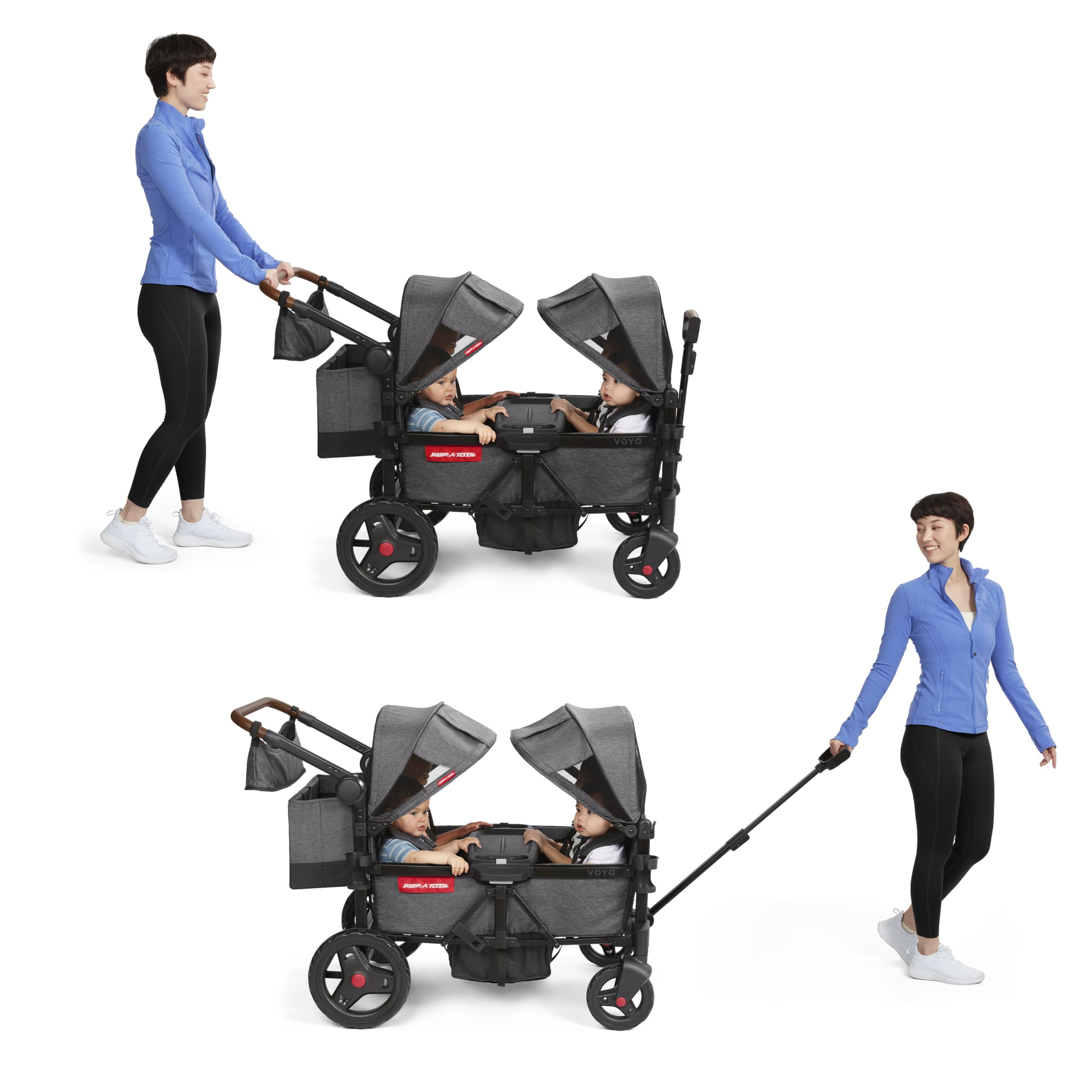 Baby Stroller, Wagon for Kids, Outside Toys for Toddlers 1-3, Outdoor Play Rolling Cart