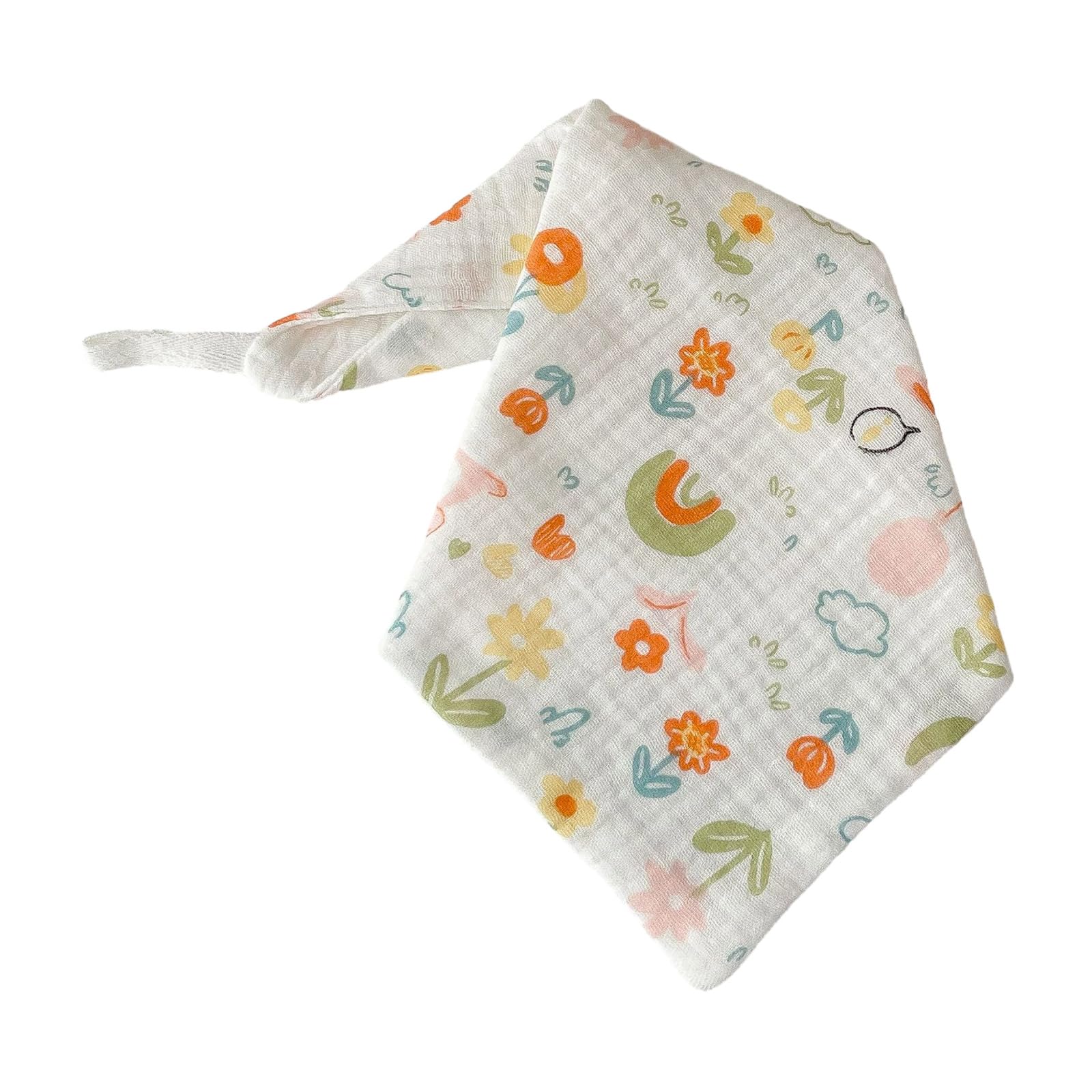Baby Washcloth Square Baby Face-Towel Bibs for Girls & Boys 10"X10" Burp