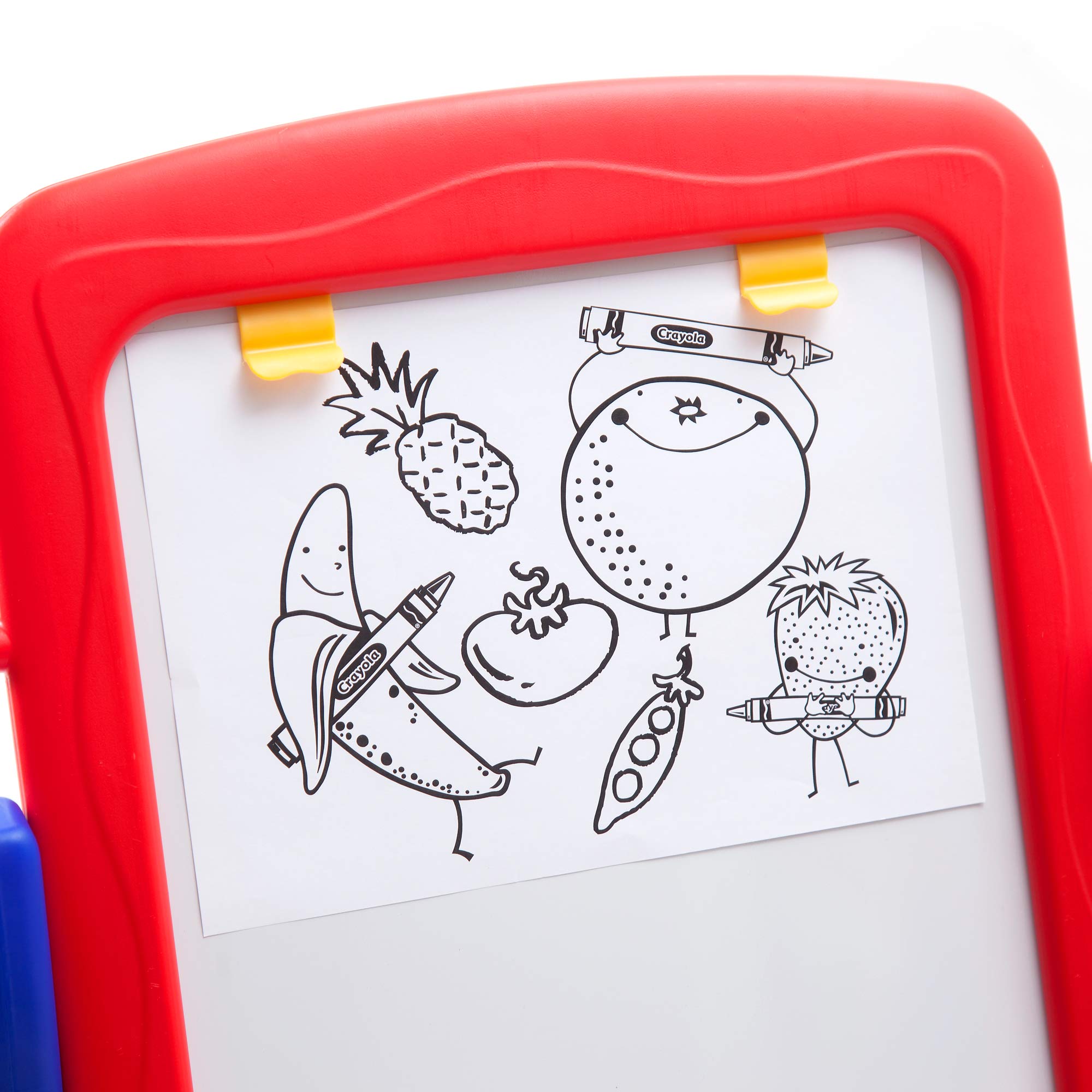 2-Sided Easel, Dry Erase Board & Chalkboard, Ideal for Arts & Crafts