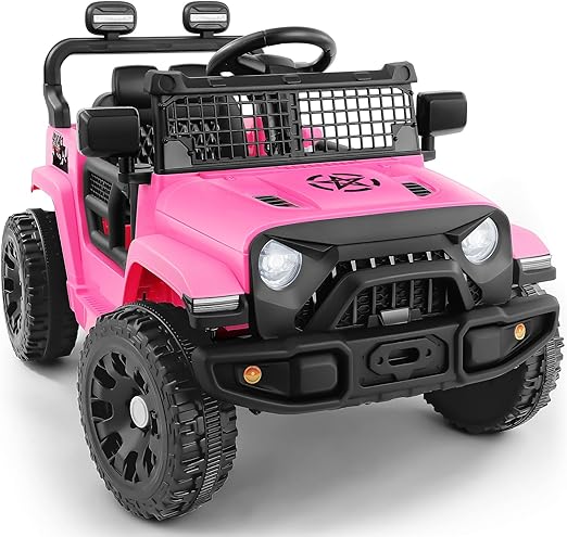Ride On Car, Bluetooth Ride on Toys for Toddlers, 12V Kids Battery Powered Vehicles
