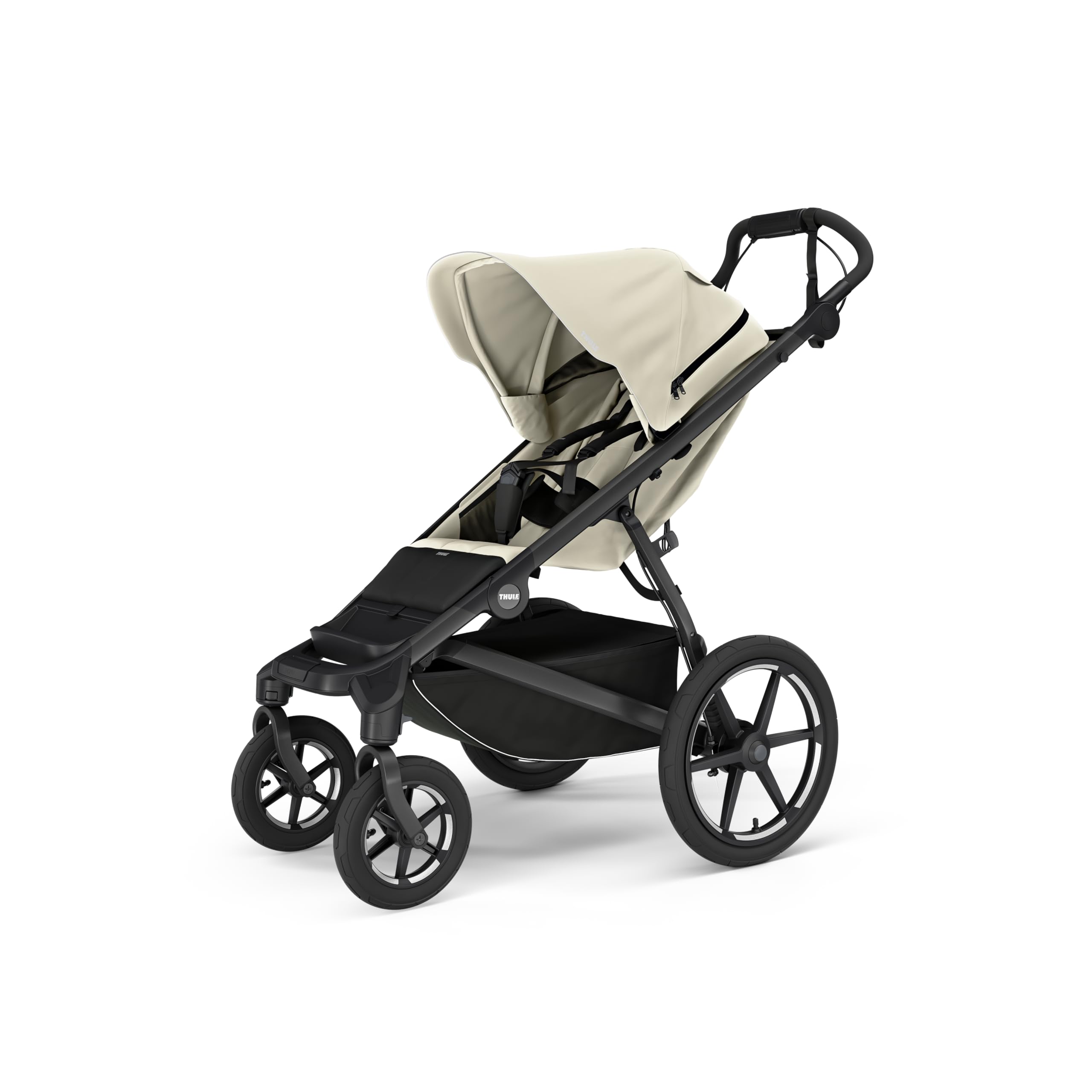 4-Wheel All-Terrain Stroller with Full Suspension