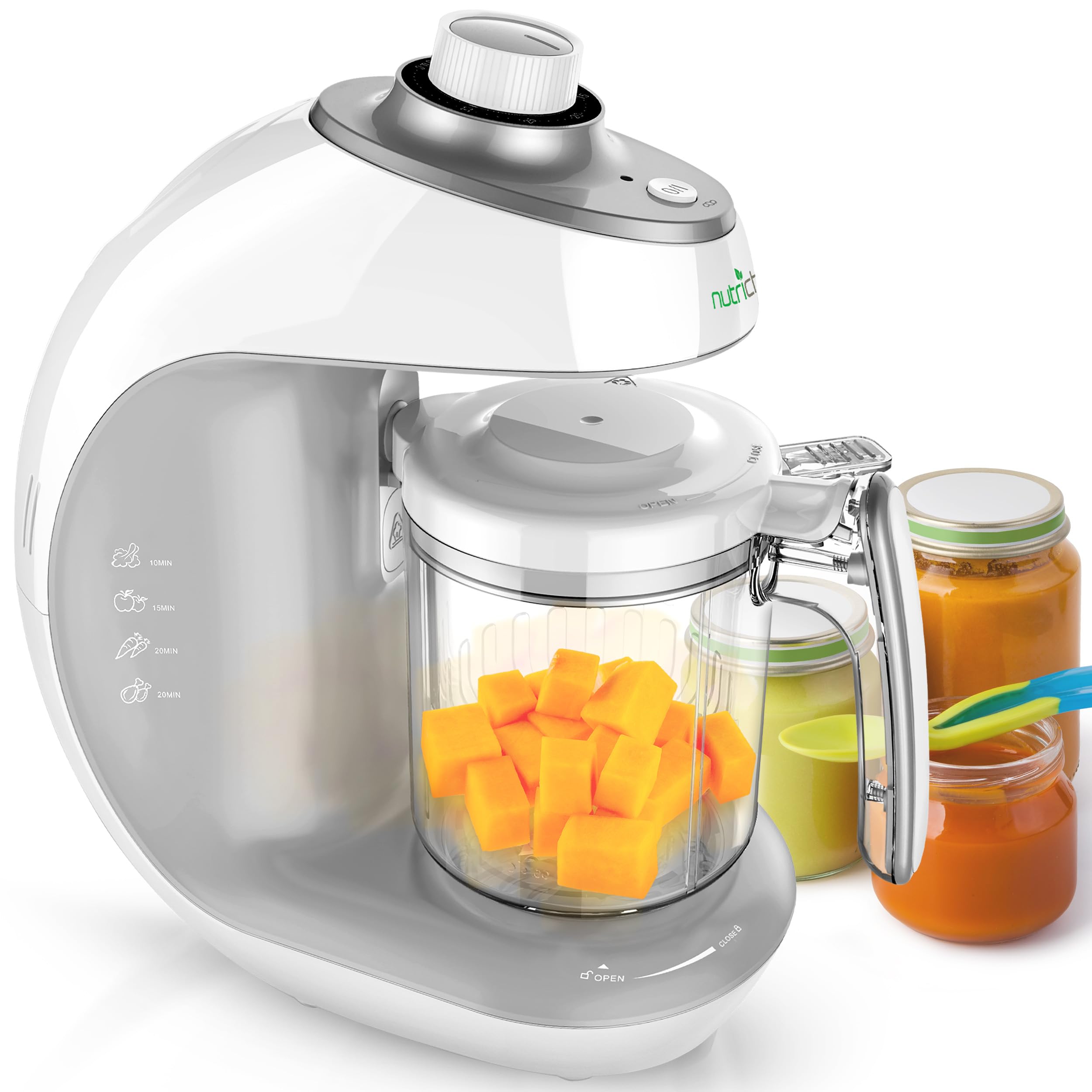 Food Maker | 2-in-1 Steam Cooker & Puree Blender | Adjustable