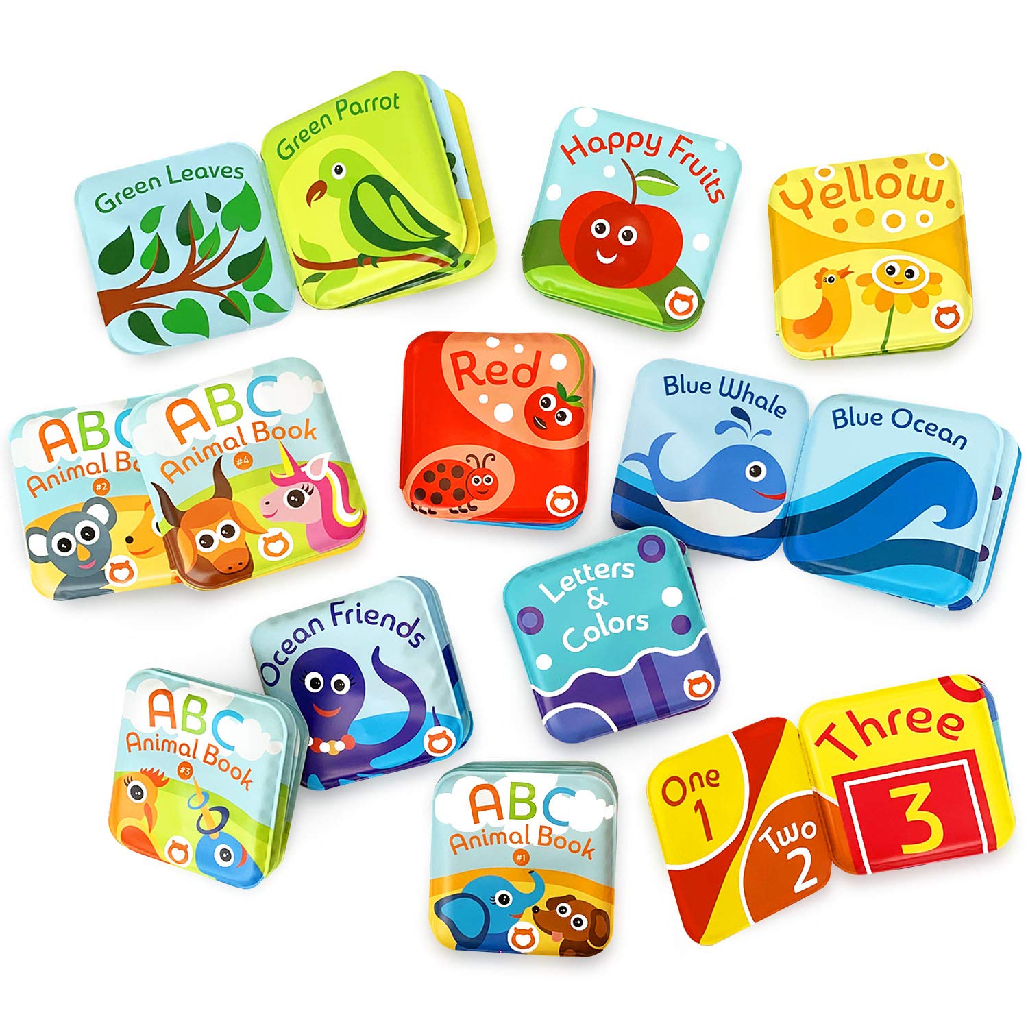 Book Set of 12 (Fruits, Ocean Friends, ABC, Numbers Books